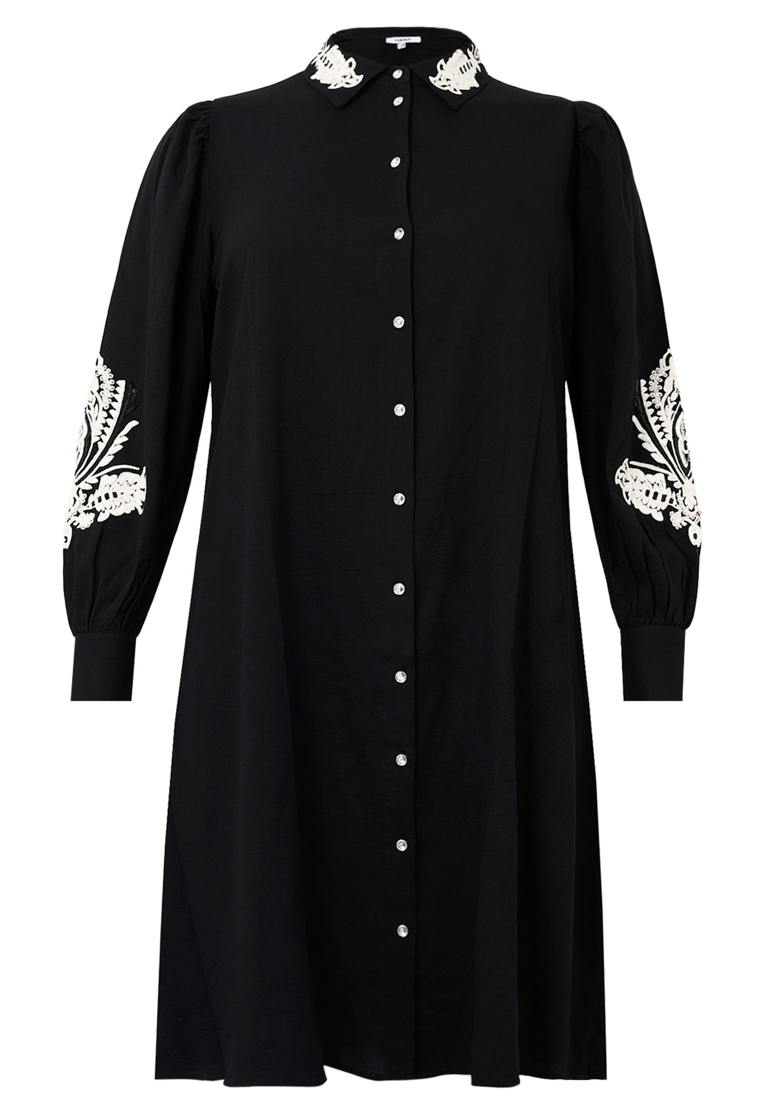 Midikleid Damen Kleid mit Druck