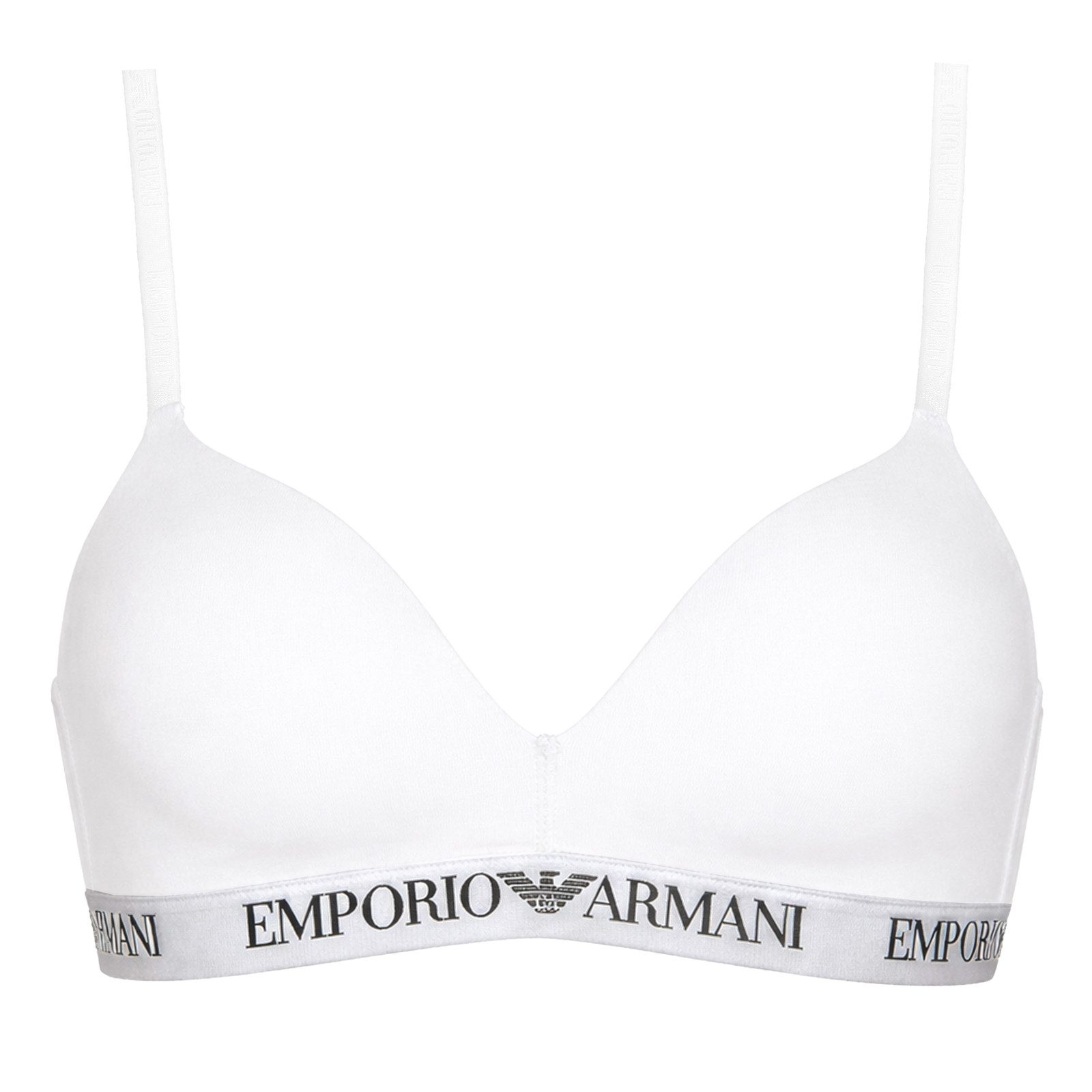 Emporio Armani Bügelloser BH Padded Triangle Bra (1-tlg) mit umlaufendem Markenschriftzug