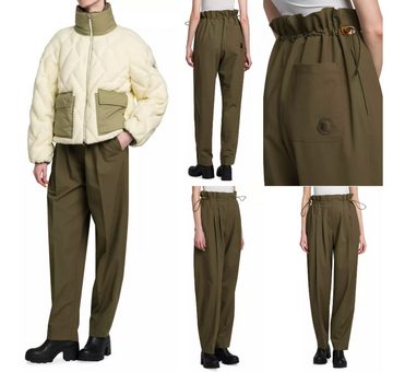 MONCLER Paperbag-Hose MONCLER Paperbag Trousers Edit Hose Twill wide-leg Lounge Pants New XS