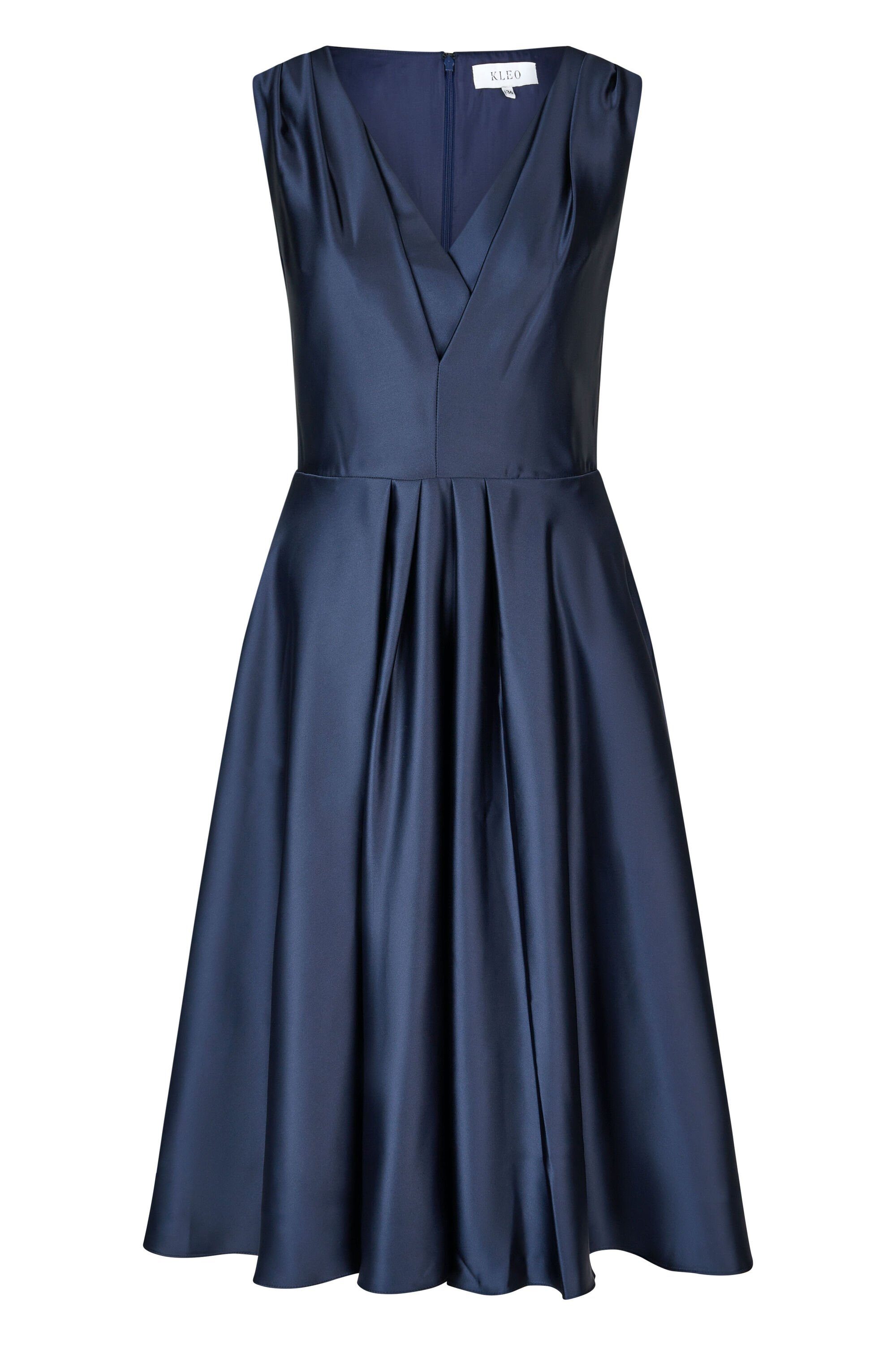 Kleo Abendkleid (1-tlg) Elegant schimmernder Satinstoff günstig online kaufen