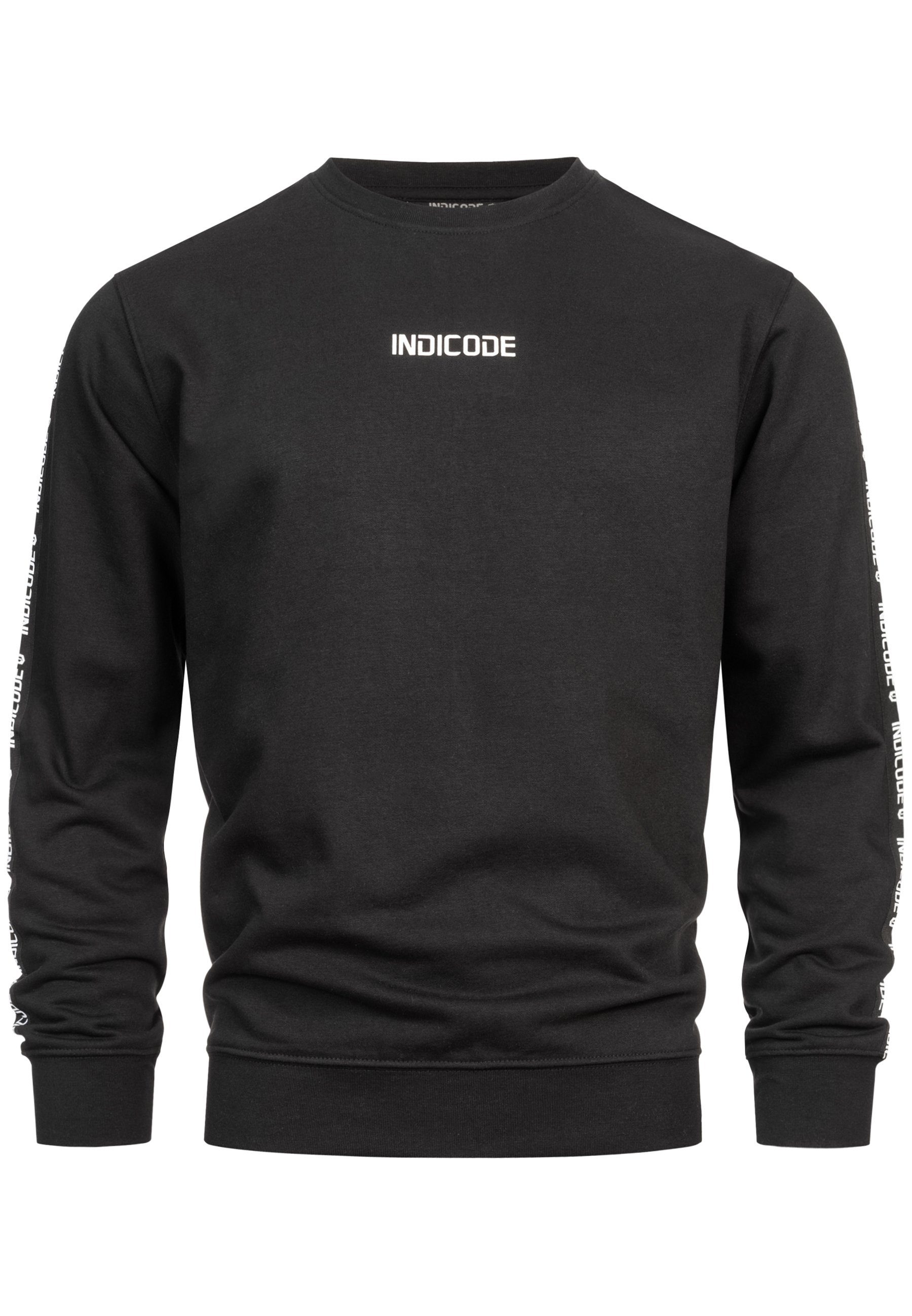 Indicode Sweatshirt Black INKorbin
