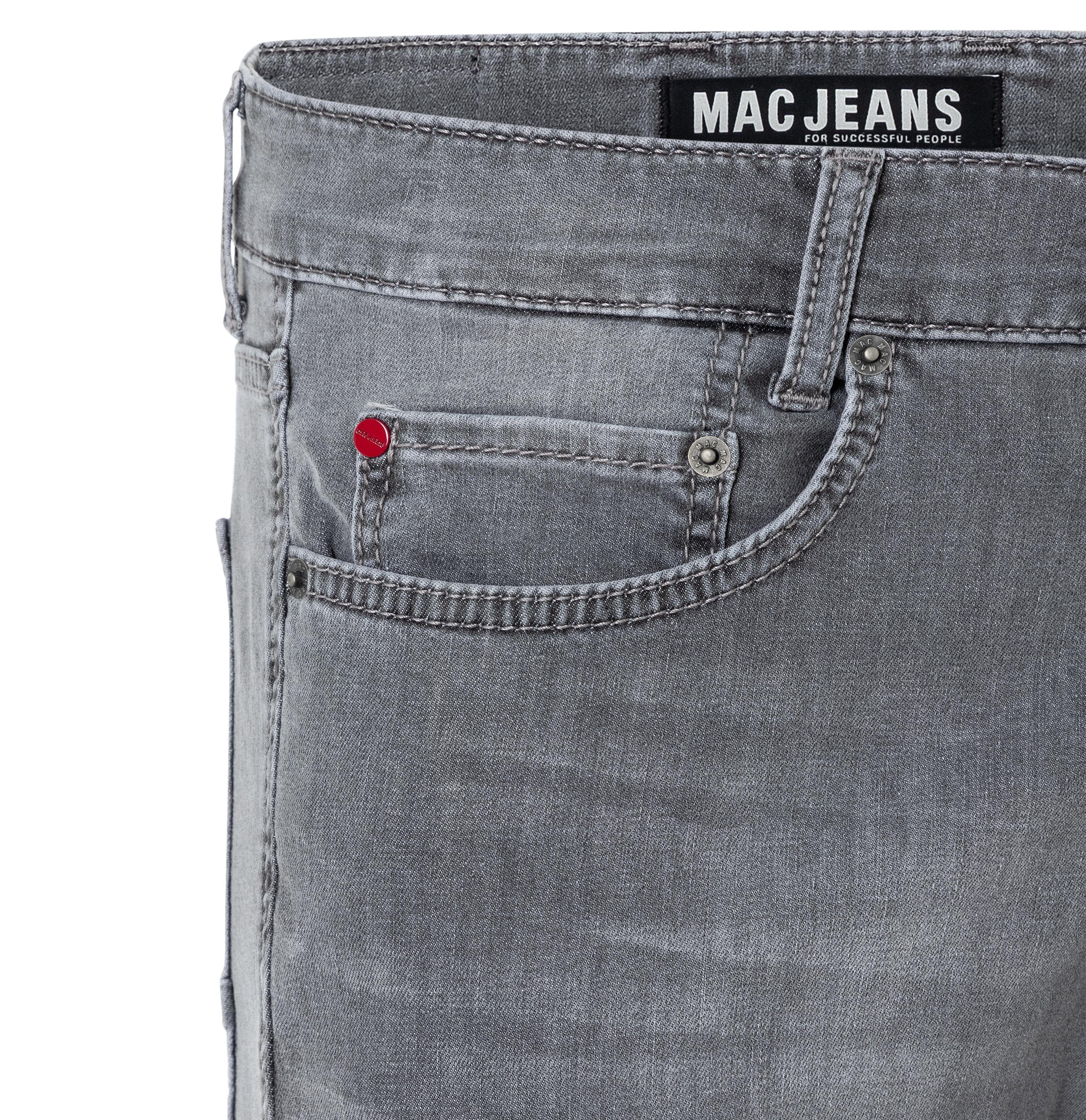 MAC Light Weight Sommerjeans 5-Pocket-Jeans Denim, Summer Grey H810 Used leichte Arne
