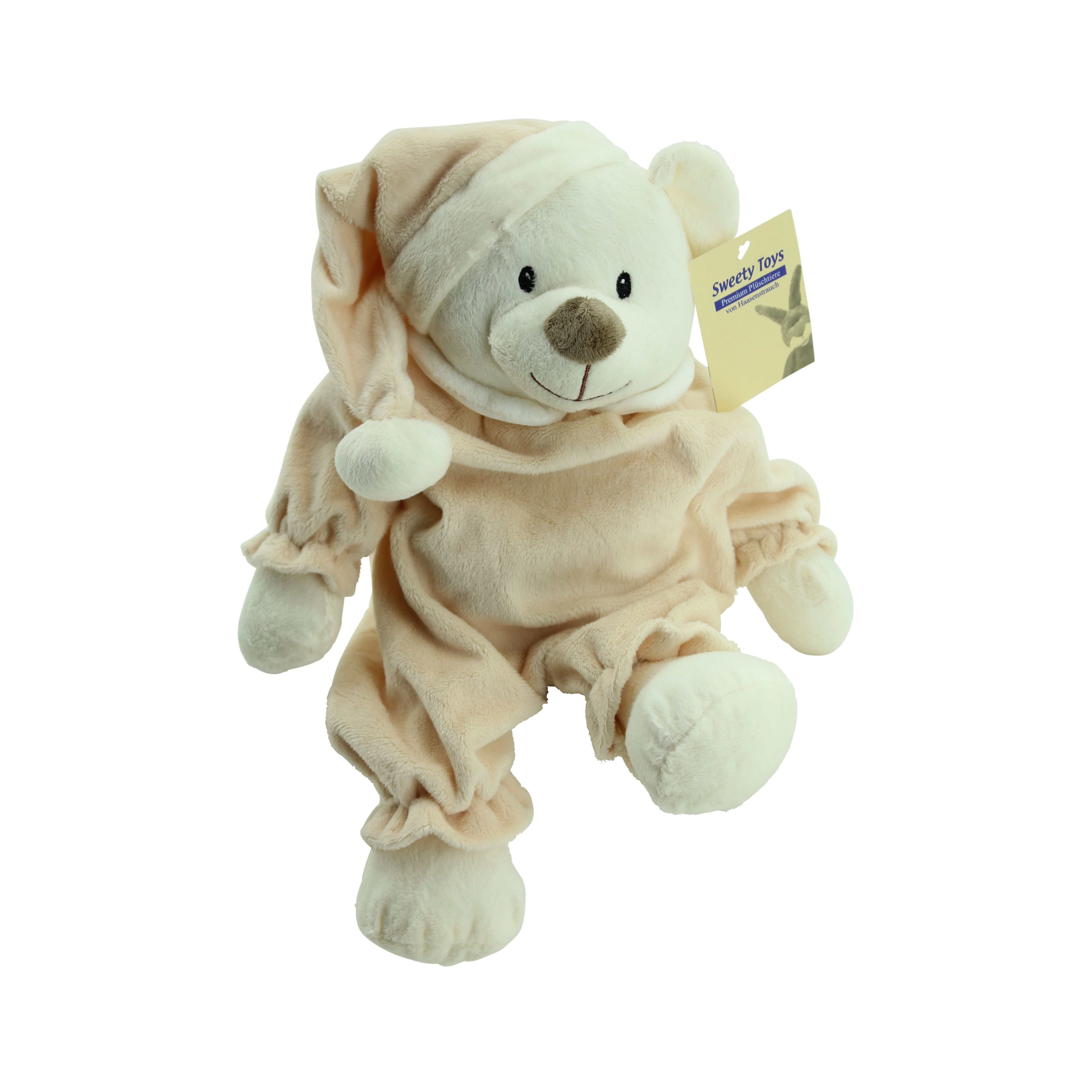 Sweety-Toys Kuscheltier Sweety-Toys 5826 Schlafbär Sleepy Kuschelbär Teddy ca.40cm hellbraun