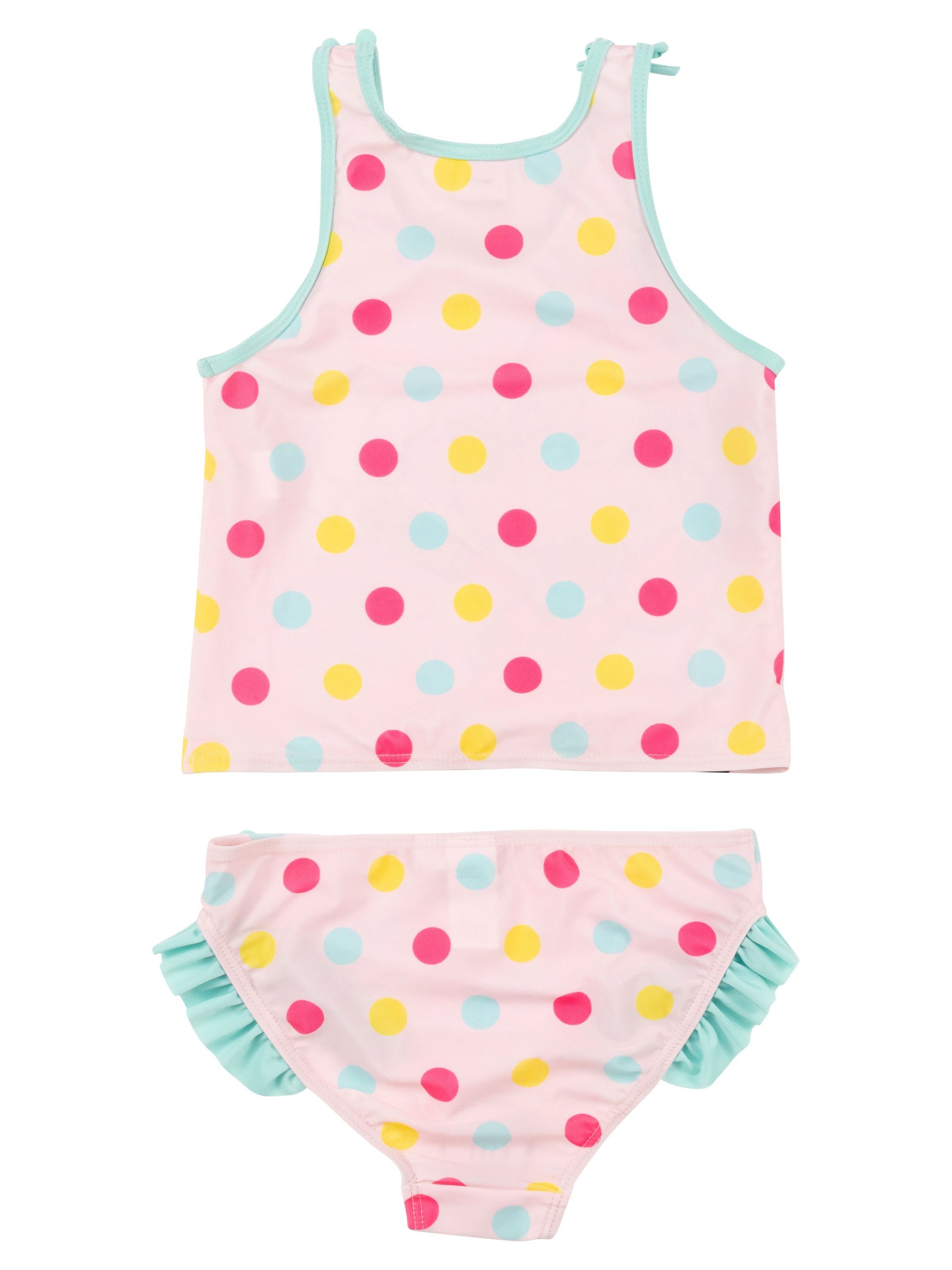 United Labels® Tankini Disney Minnie Mouse Tankini Badeanzug mit Rüschen Zweiteiler
