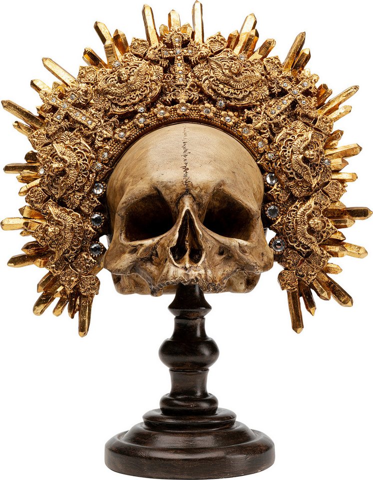 Kare Design Dekoobjekt Deko Objekt King Skull 42cm