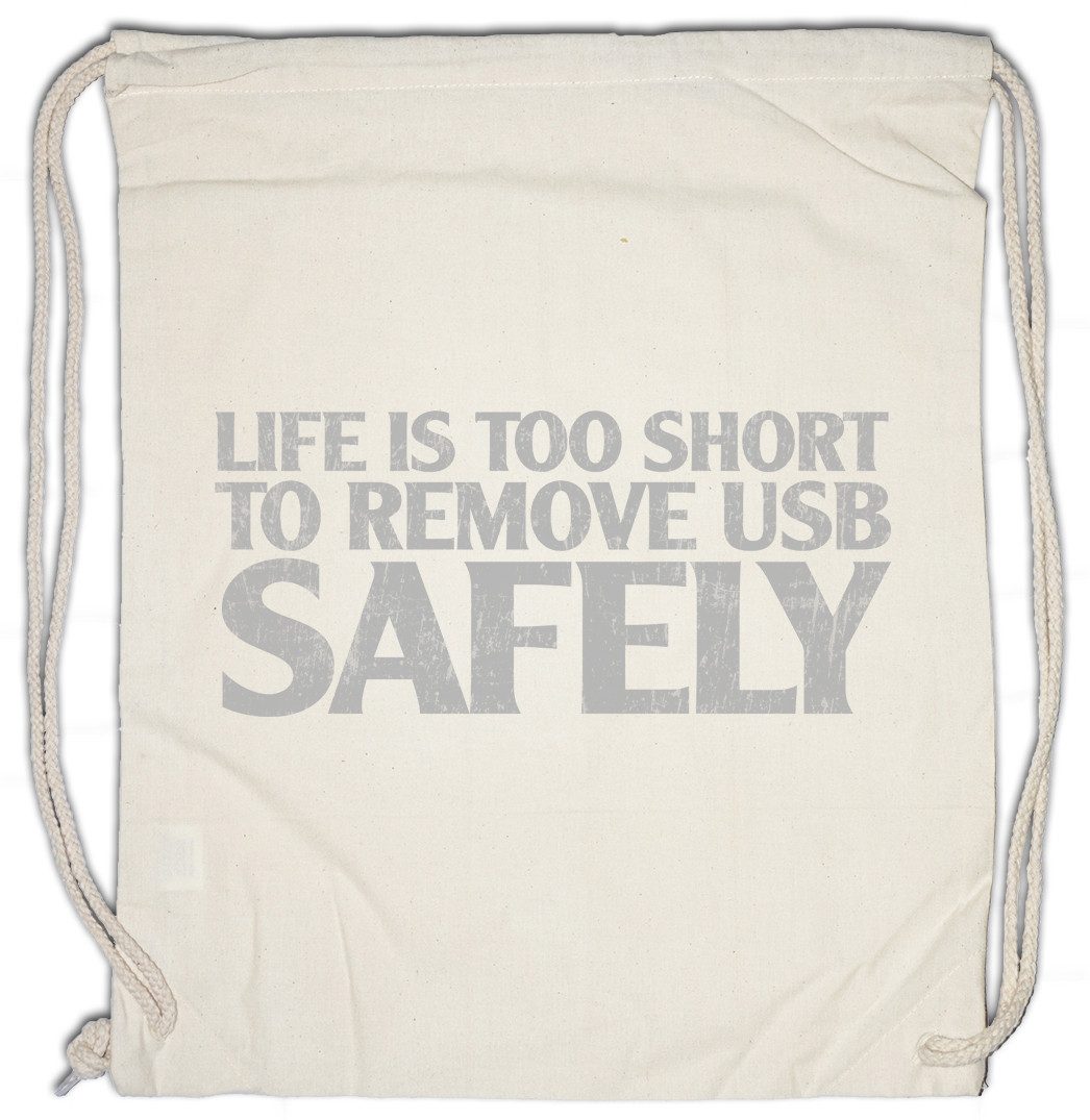 Turnbeutel Remove USB Safely Turnbeutel Fun Geek Nerd Internet Informatiker PC