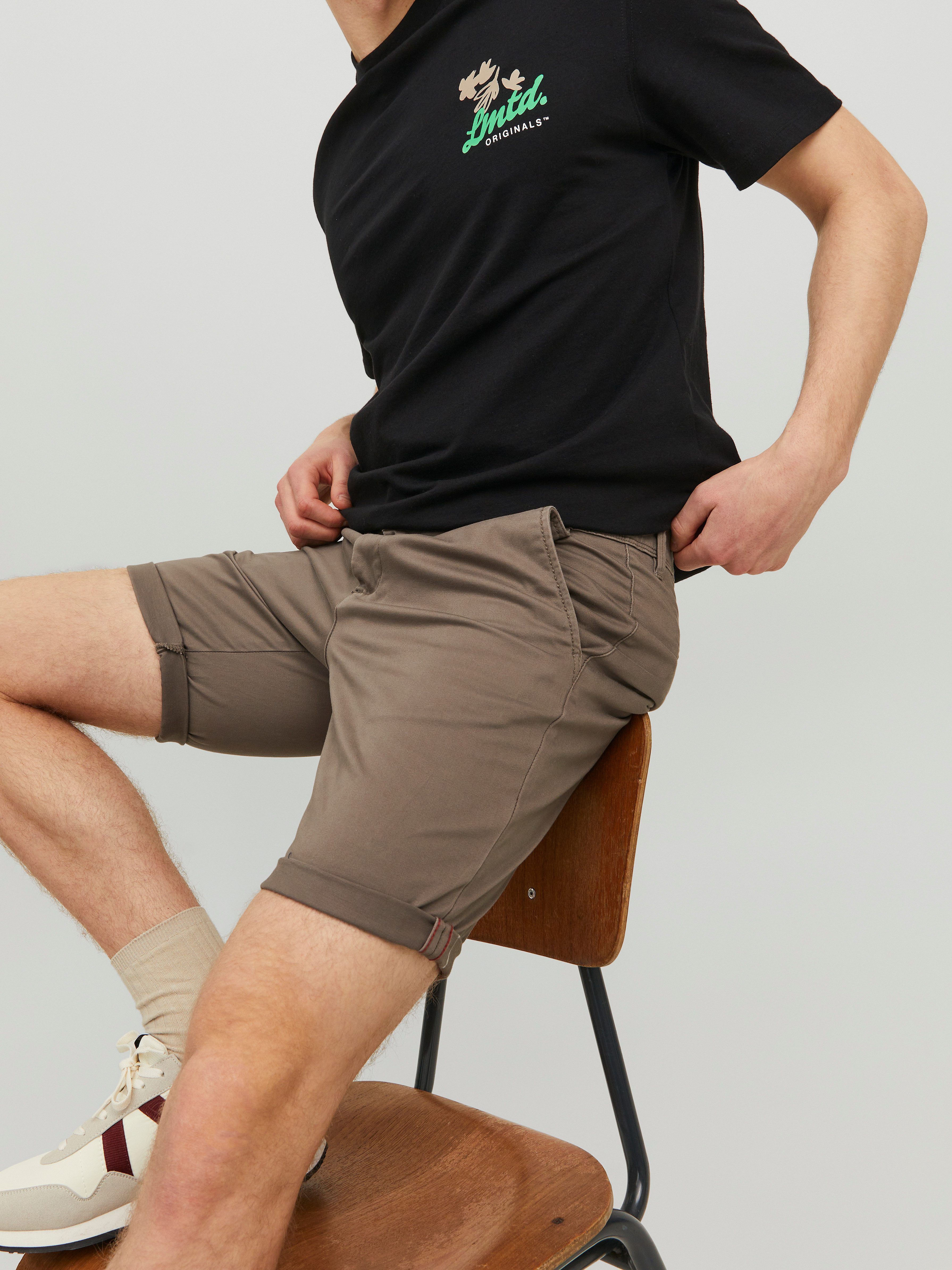 Jack & Jones Chinoshorts JPSTBOWIE JJSHORTS S mit Aufschlag günstig online kaufen