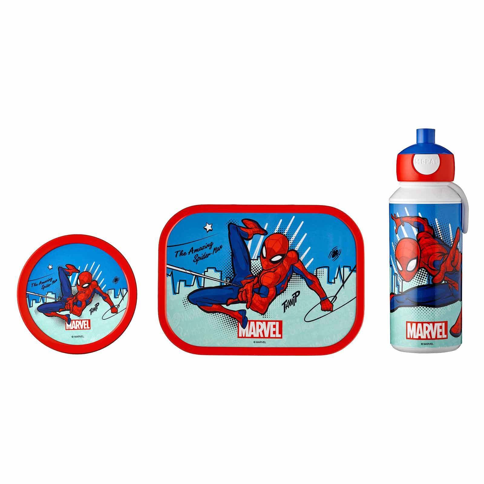 Mepal Lunchbox Campus Lunchset 3er Set, Acrylnitril-Butadien-Styrol (ABS), (3-tlg)