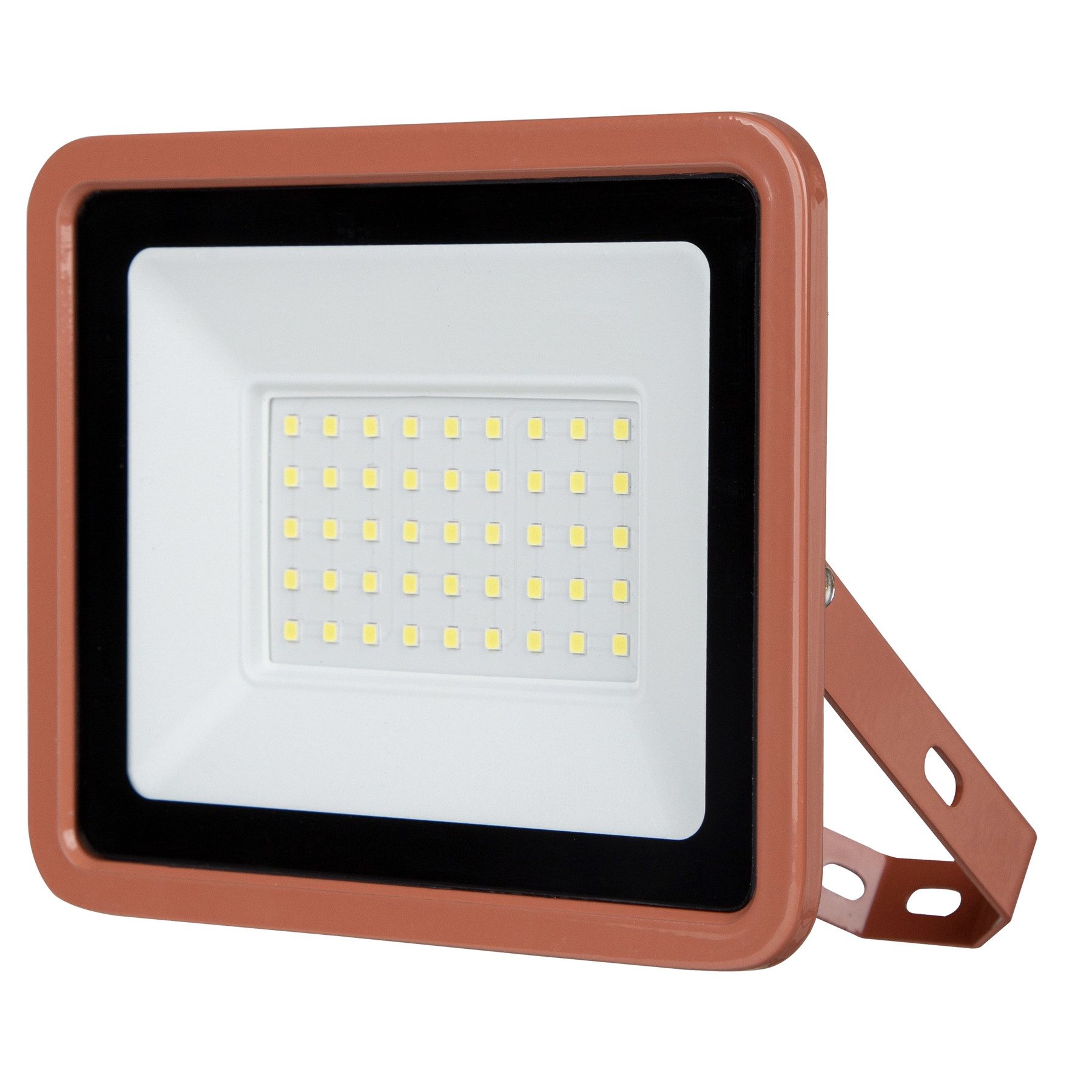 REV LED Flutlichtstrahler REV LED-Fluter Eco+, 30W, 6500K, 2550lm, kaltweiß, IP65, terracotta
