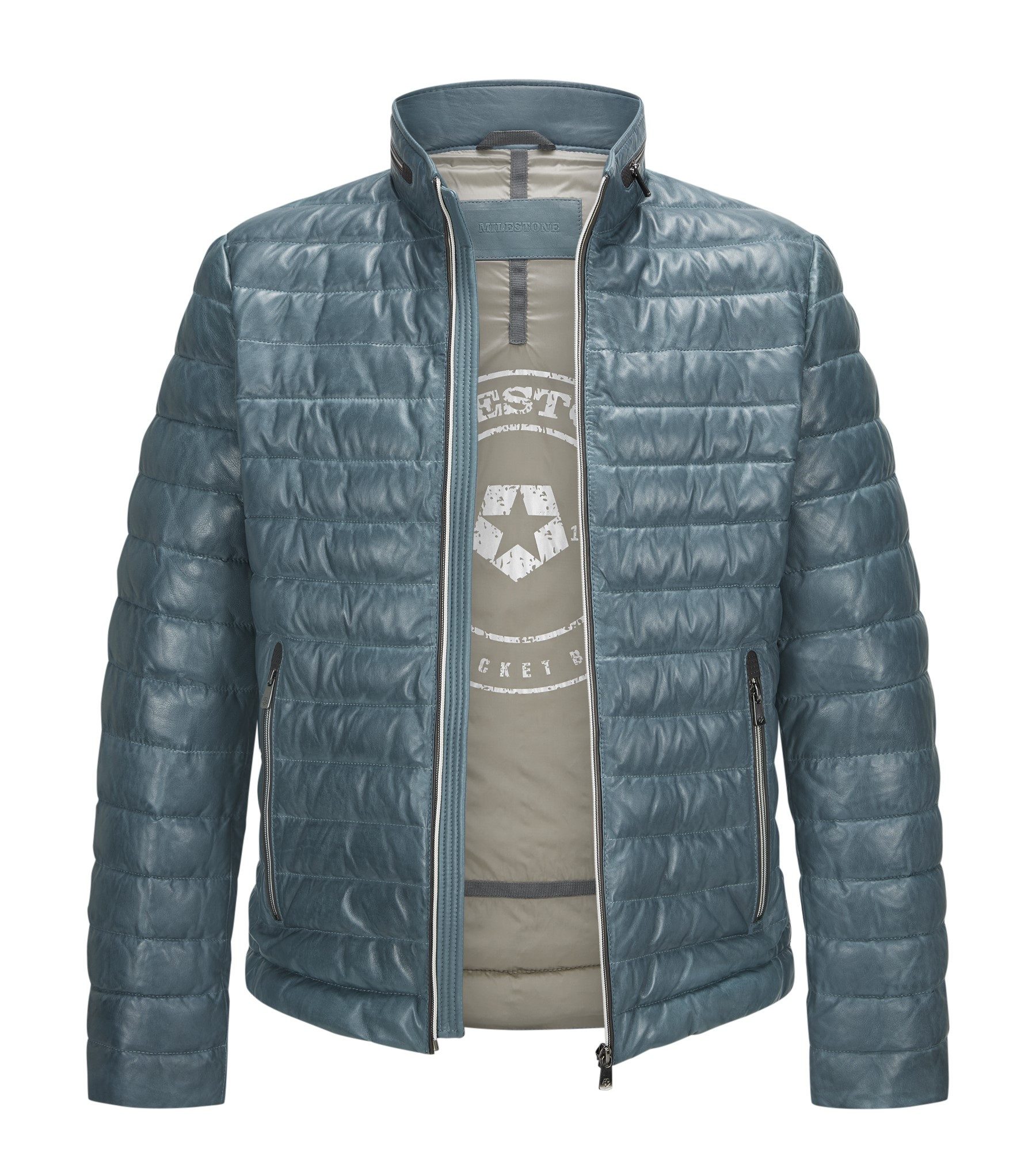 Milestone Lederjacke MSCortino Steppjacke aus feinem günstig online kaufen