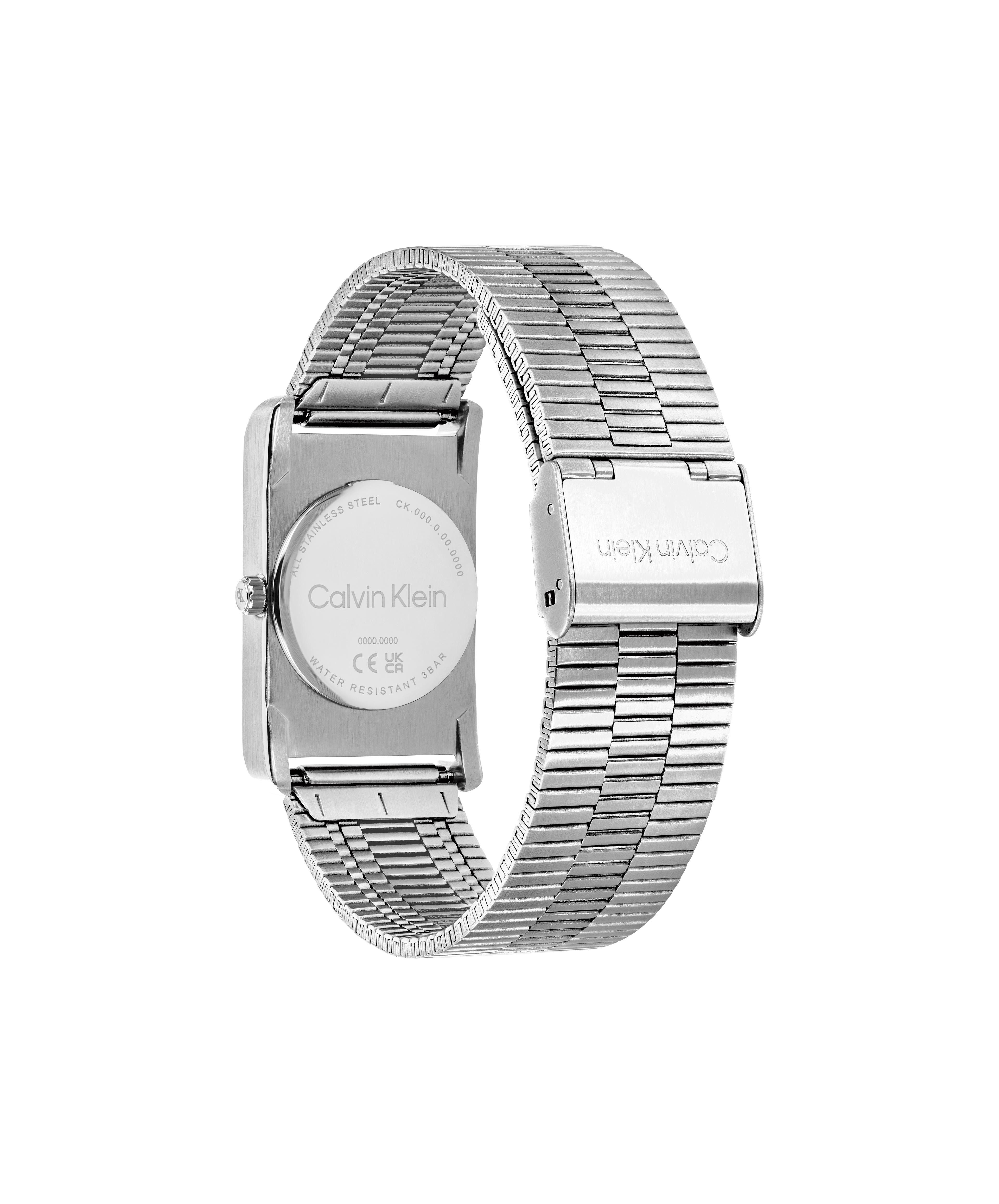 Calvin Klein Quarzuhr DAPPER 25200588, Armbanduhr, Herrenuhr, Edelstahlarmband, analog