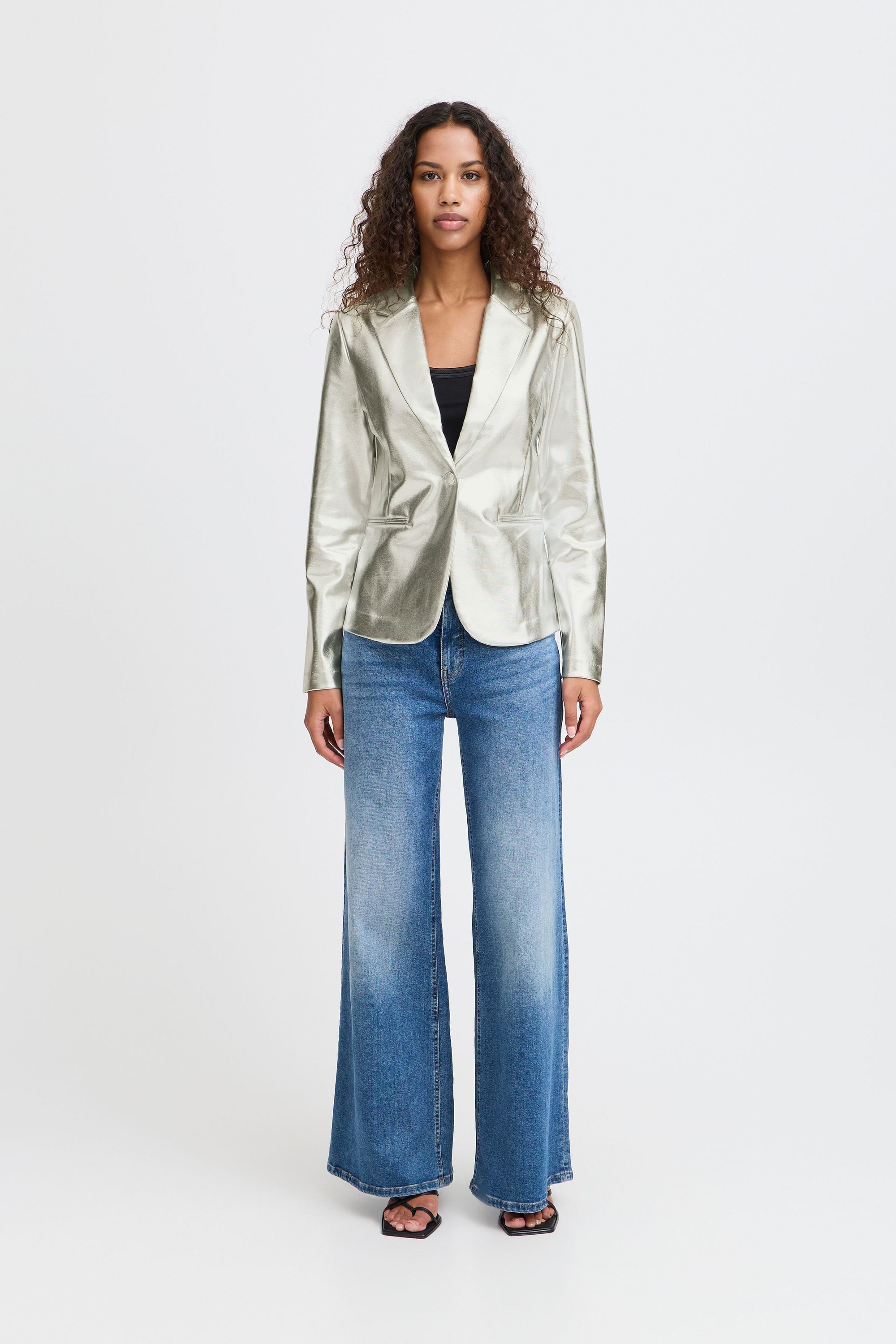 Ichi Jackenblazer IHKATE METALLIC BL