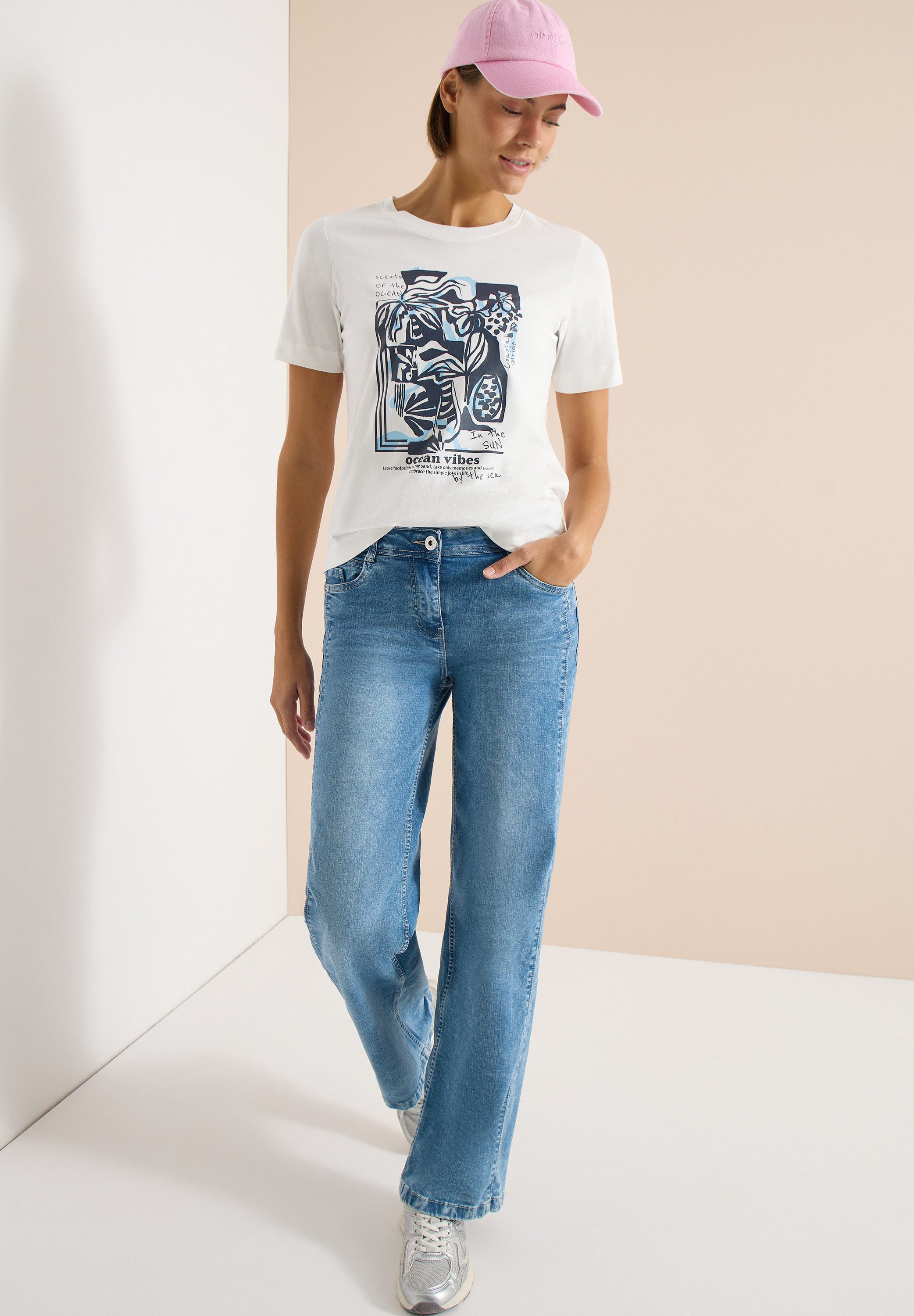 CECIL T-Shirt Style Lea mit Print