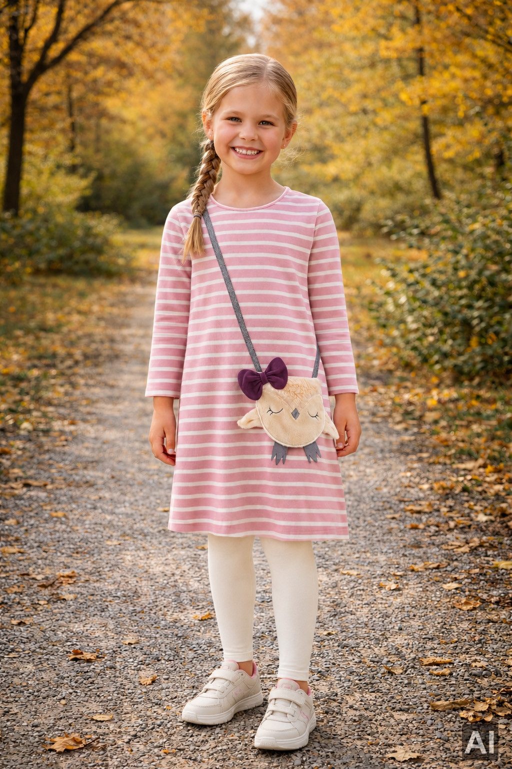 happy girls Jerseykleid Baumwolle, Glitzer-Detail – Bild 4 von 5