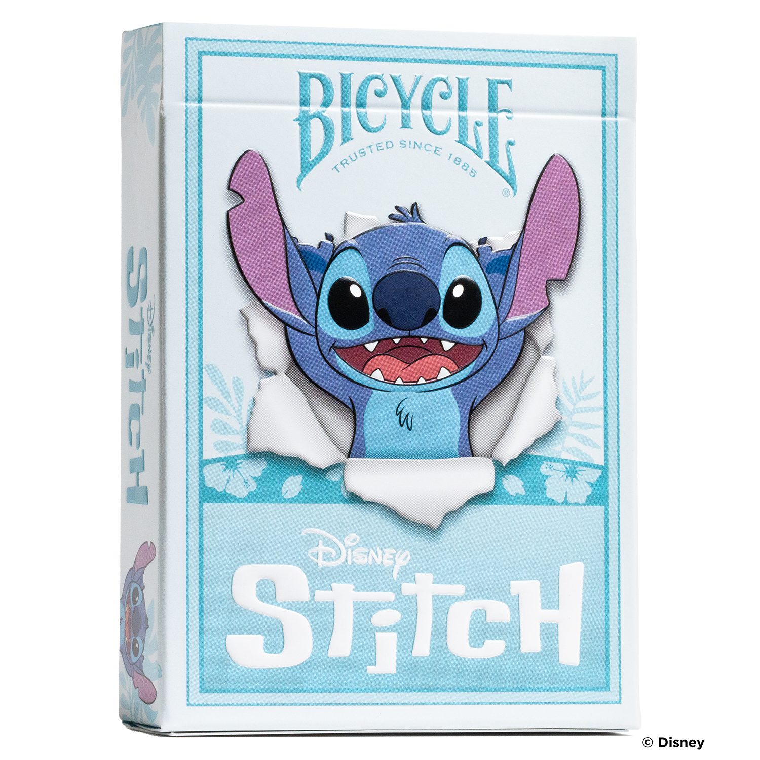 Cartamundi Spiel Bicycle® Kartendeck - Disney Stitch, Kartenspiel, mit einzigartigem Air-Cushion®-Finish