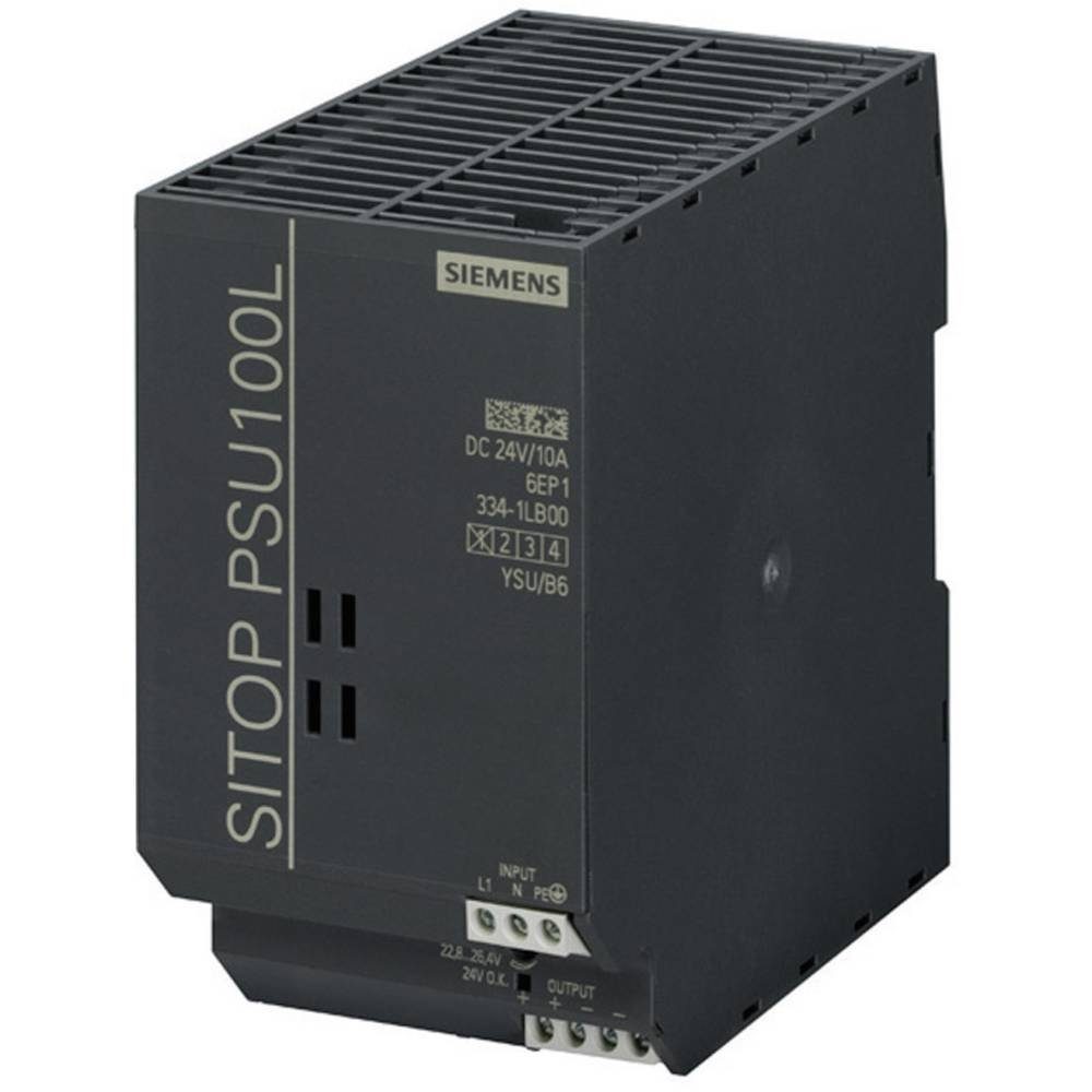 SITOP lite PSU100L Stromversorgung 24 V/10 A 6EP13341LB00 Hutschienen-Netzteil