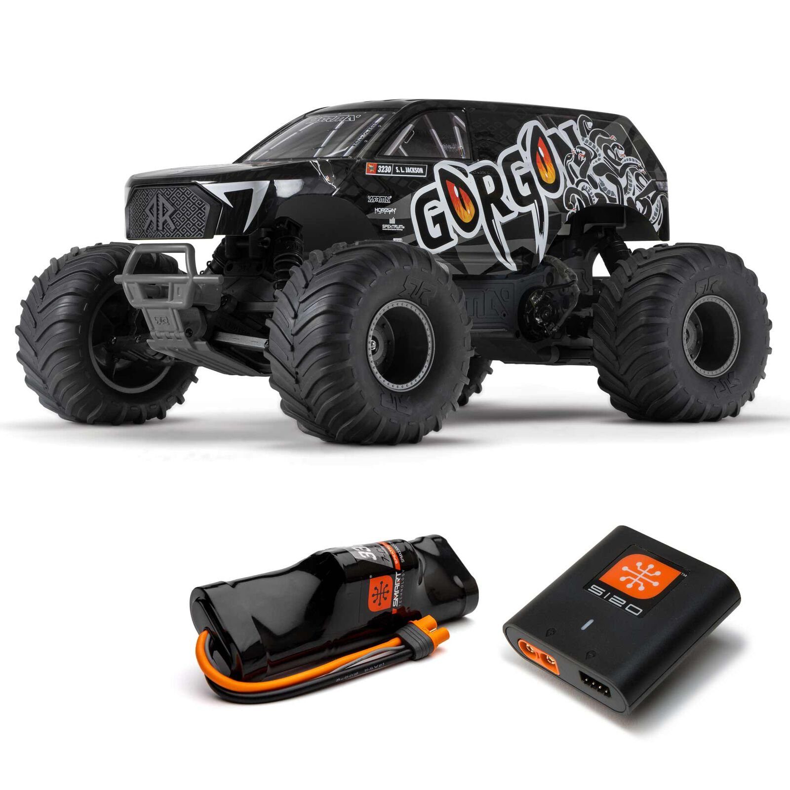 Arrma RC-Buggy Arrma Gorgon 4x2 Mega 550 Monstertruck RTR Kit Bausatz 1:10 mit Akku