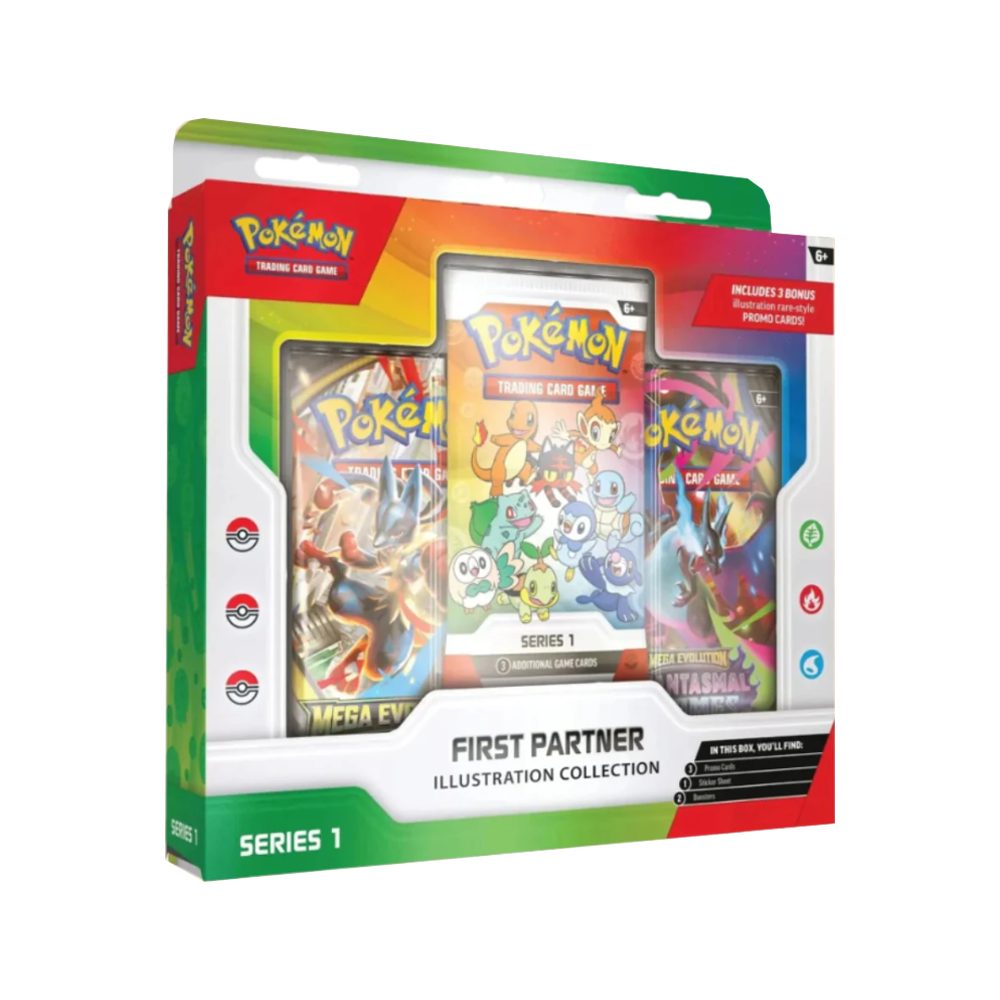 POKÉMON Sammelkarte Pokemon First Partner Ilustrations Collection Series 1 Englisch