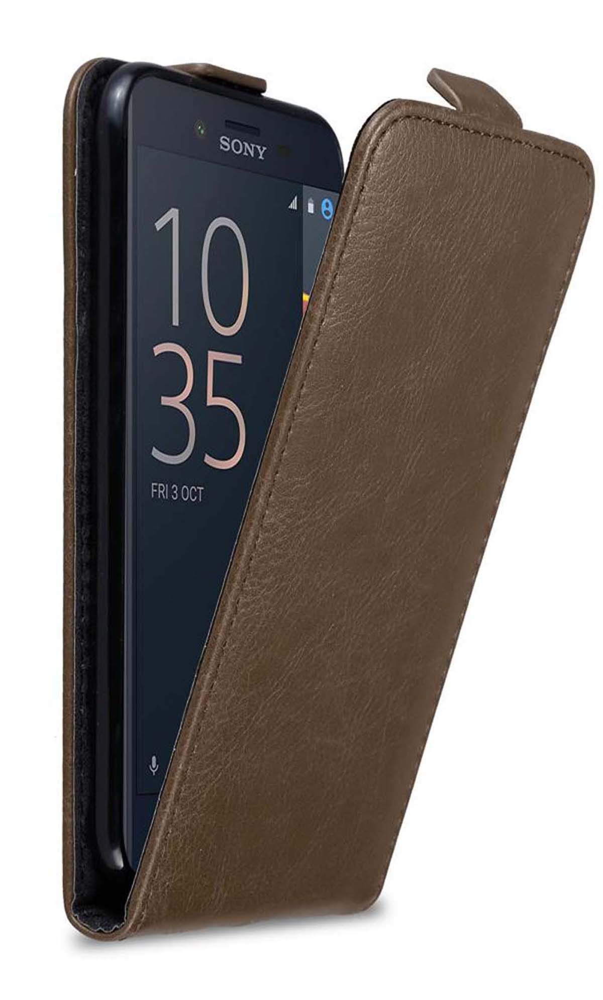 Cadorabo Handyhülle für Sony Xperia X COMPACT Hülle Sony Xperia X COMPACT, Handy Schutzhülle, Klappbare Hülle, Kunstleder mit Magnetverschluss