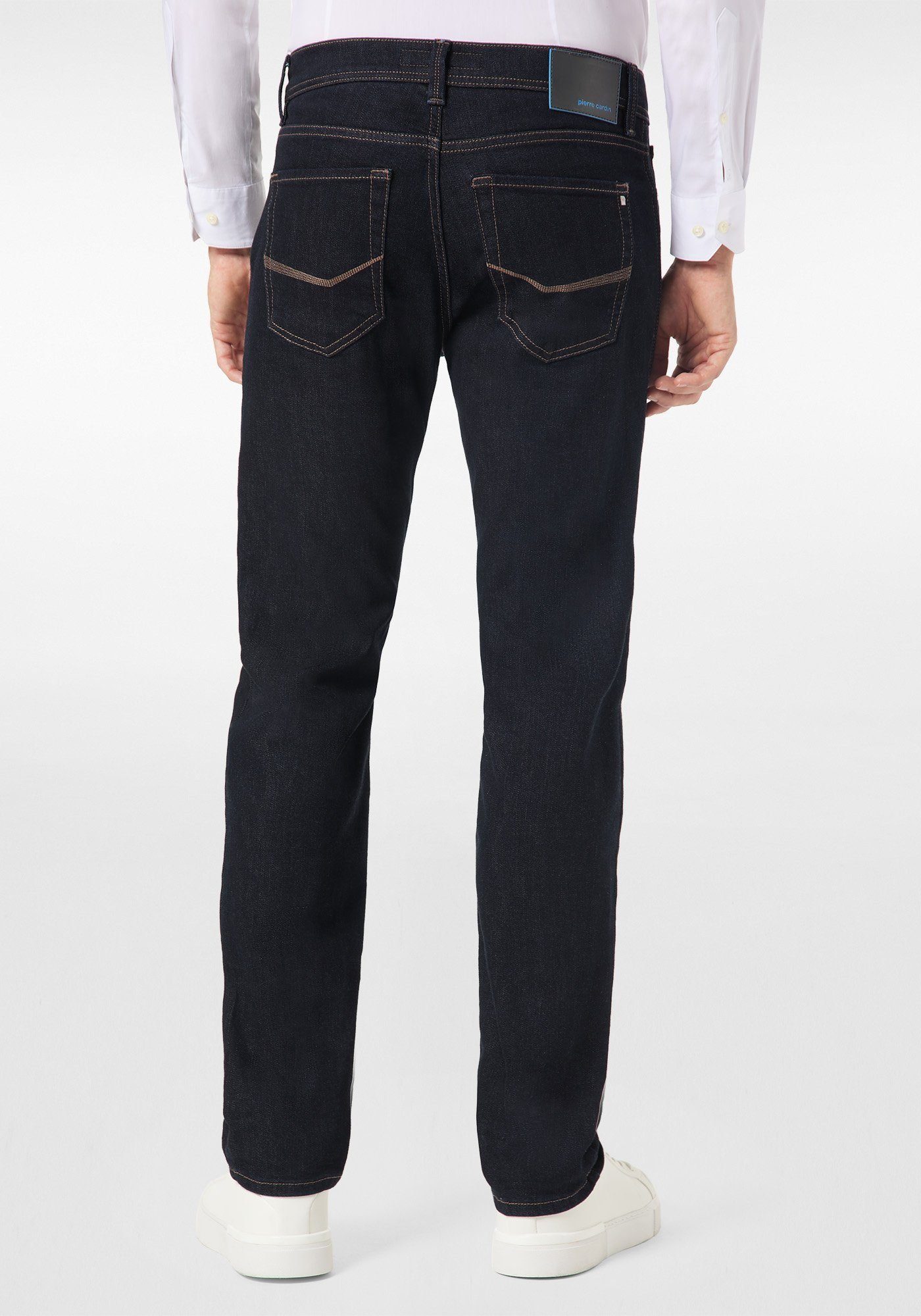 Futureflex blue/black Cardin Tapered Lyon Pierre rinsed 5-Pocket-Jeans