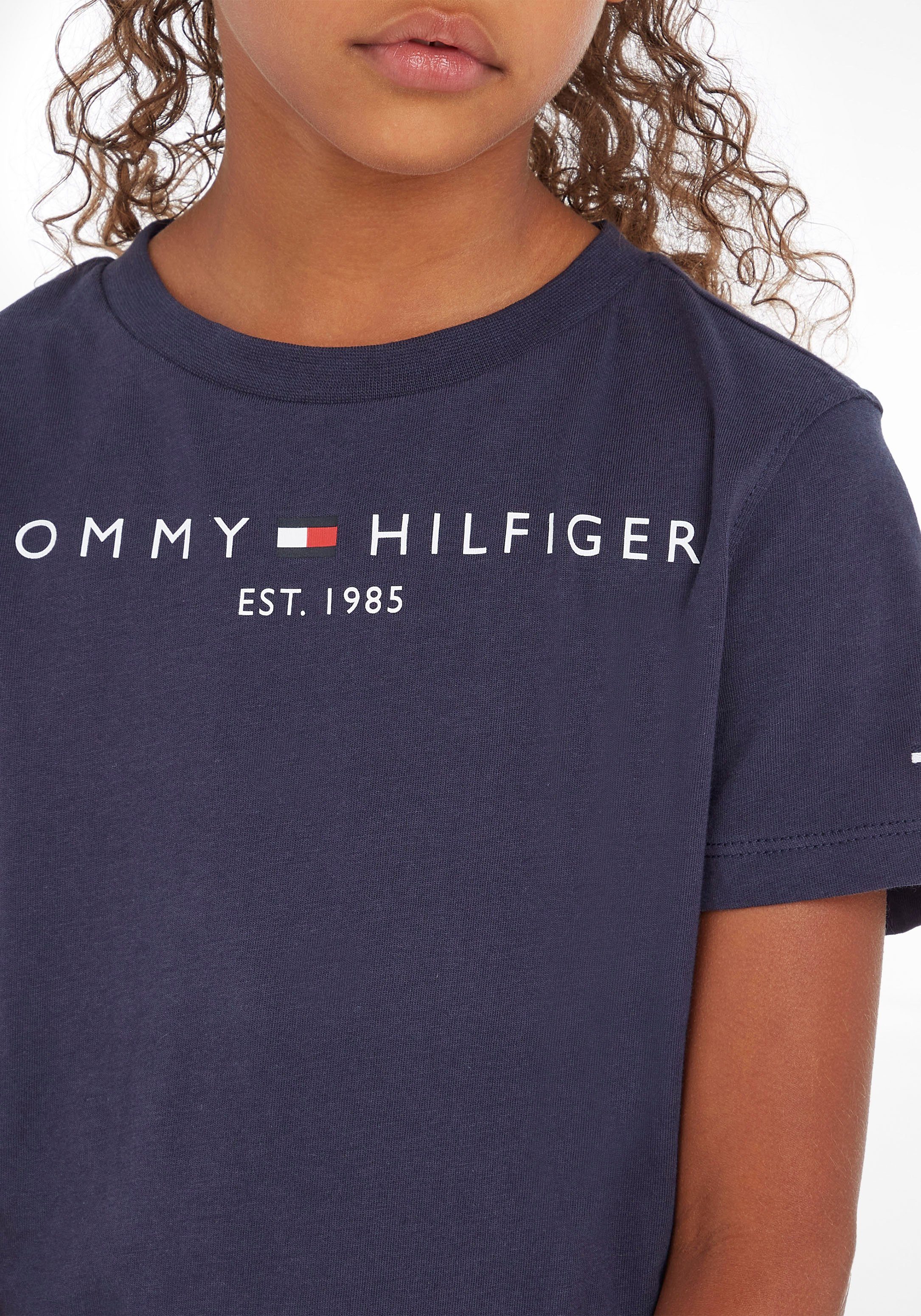 Hilfiger Jungen für Tommy T-Shirt und ESSENTIAL TEE Mädchen