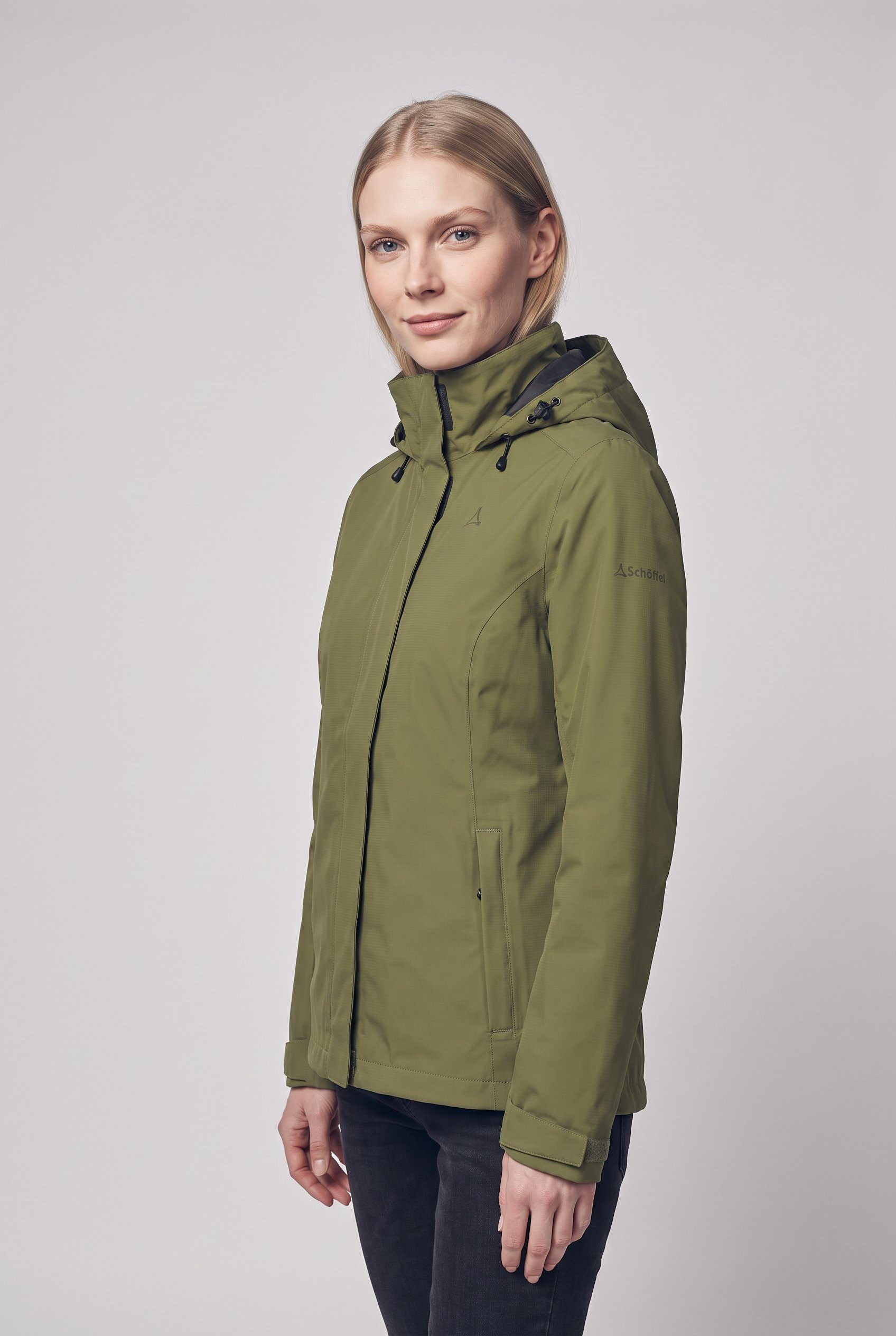 Schöffel Regenjacke Jacket Gmund L sportlicher Stil, wasserdicht, winddicht, atmungsaktiv, Übergangsjacke