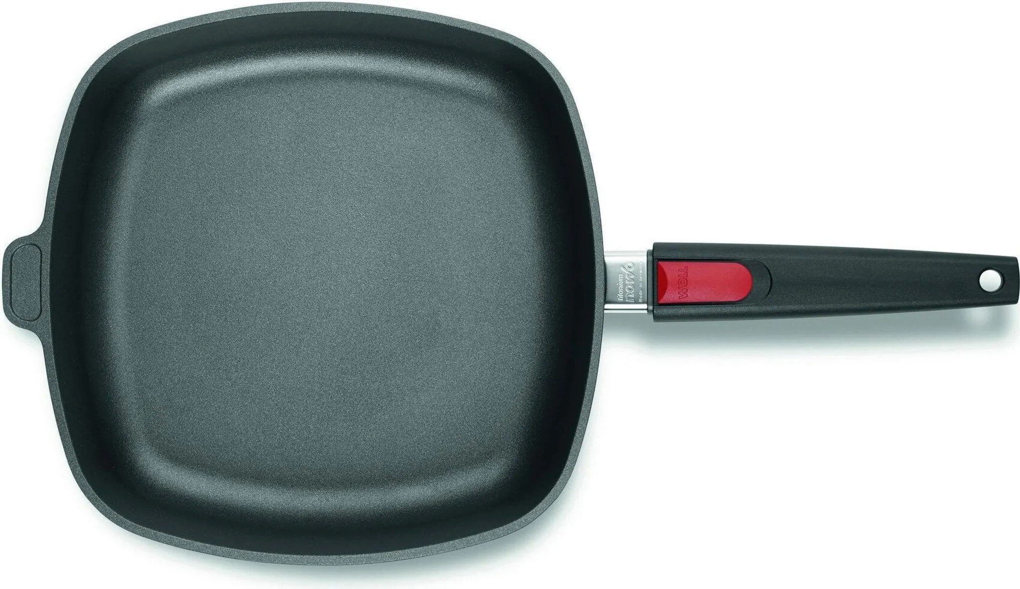 WOLL Servierpfanne Norbert Woll Gusspfanne Titanium Nowo 28 x 28 cm Aluminiumguss schwarz, (Gusspfanne), Antihaftbeschichtet