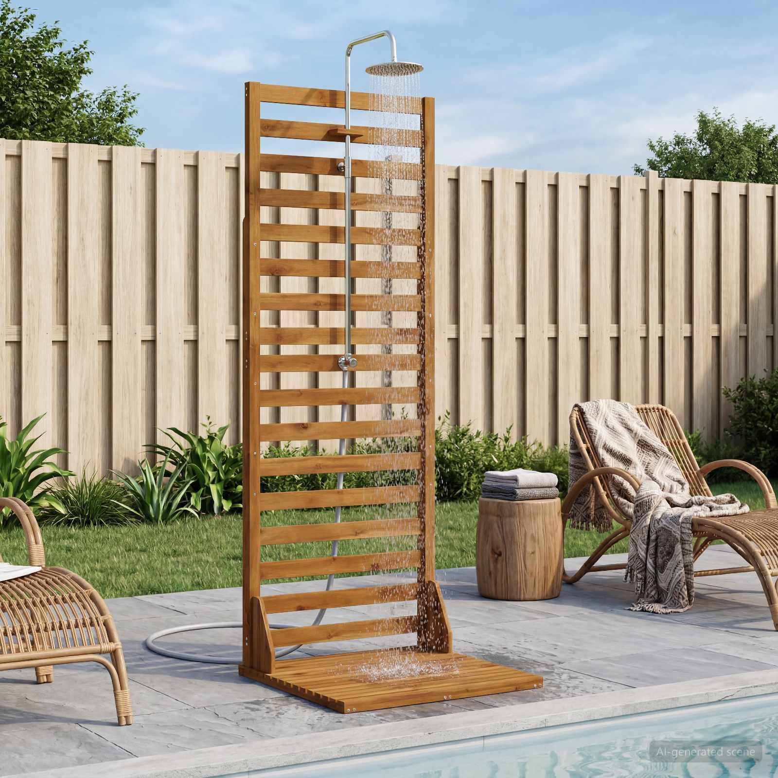 vidaXL Gartendusche