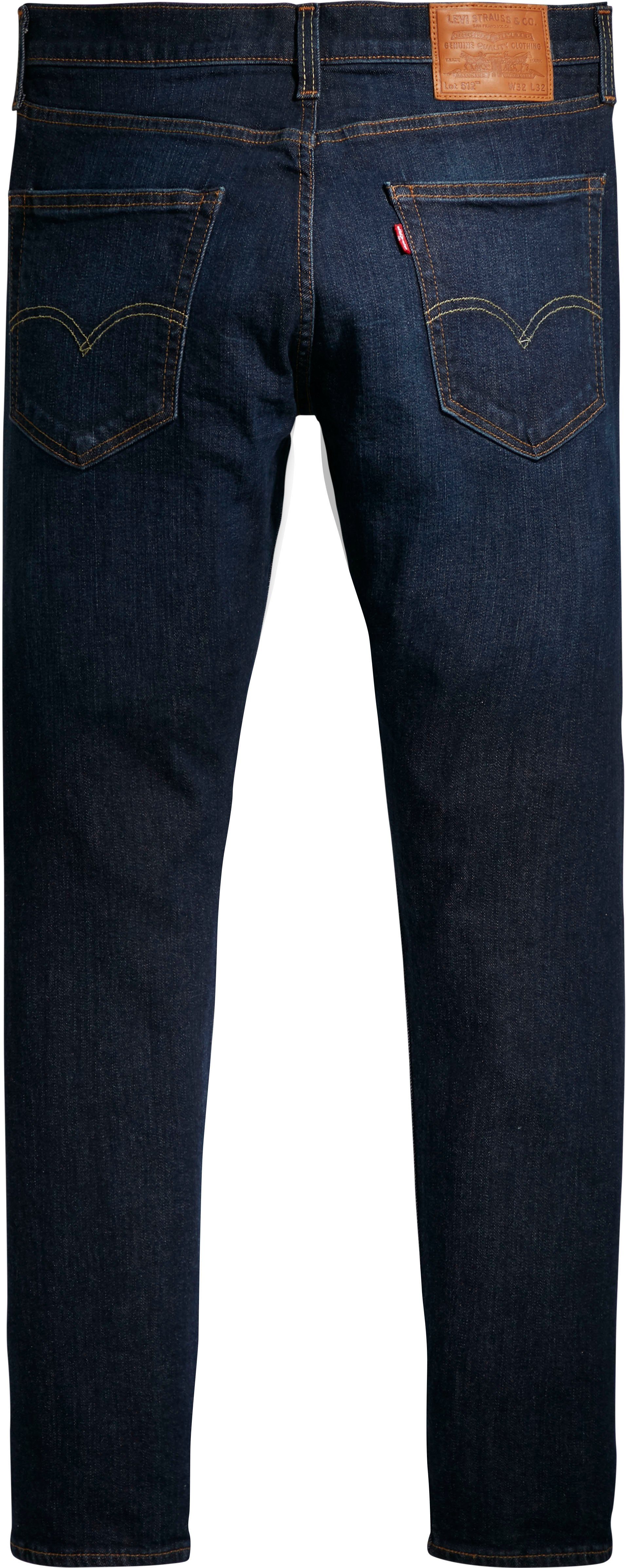 Levi's® 512 Taper adv Tapered-fit-Jeans biologia Fit Markenlabel mit Slim