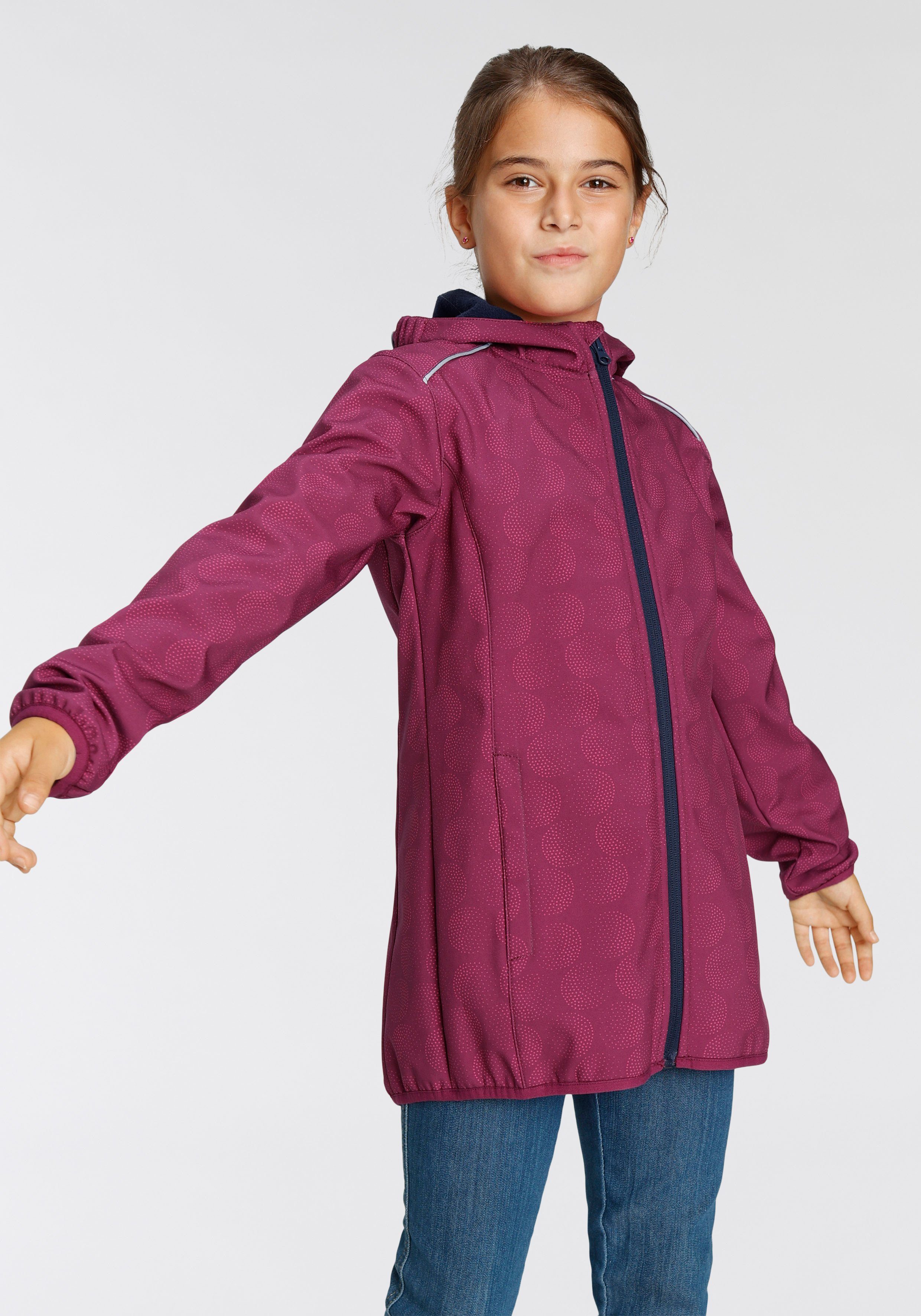 SHIMMER Softshelljacke Scout mit Details reflektierenden