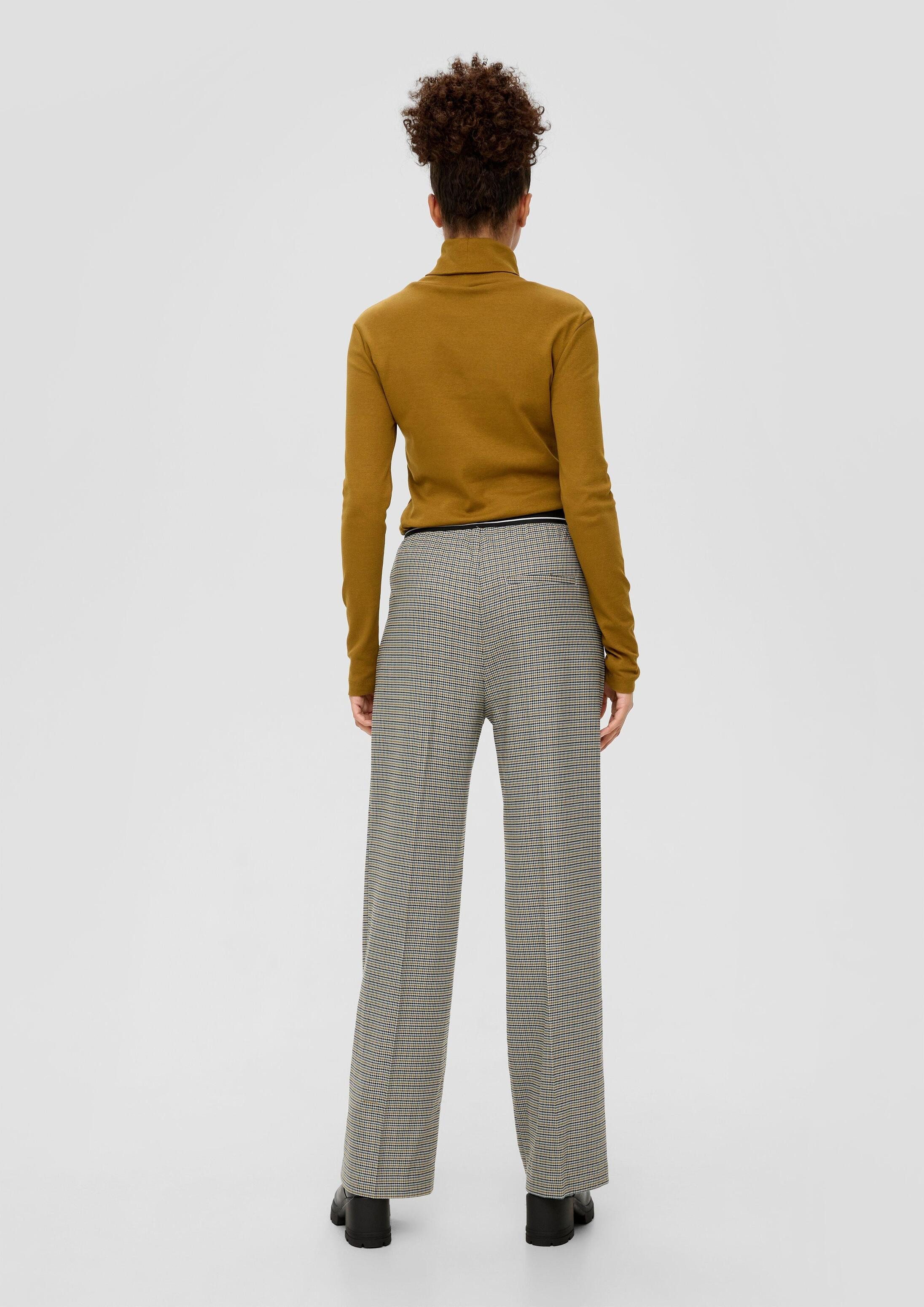QS Chinos Hose Wide Leg: Hose mit Elastikbund