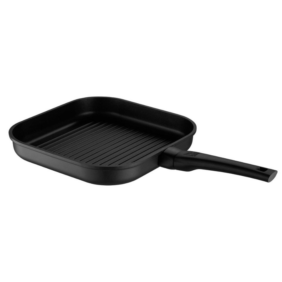 ROHE Germany Grillpfanne Novara, Aluminium (Einzelartikel, 1-tlg., 1 x  Pfanne), 28 x 28 cm, induktion, antihaftbeschichtet