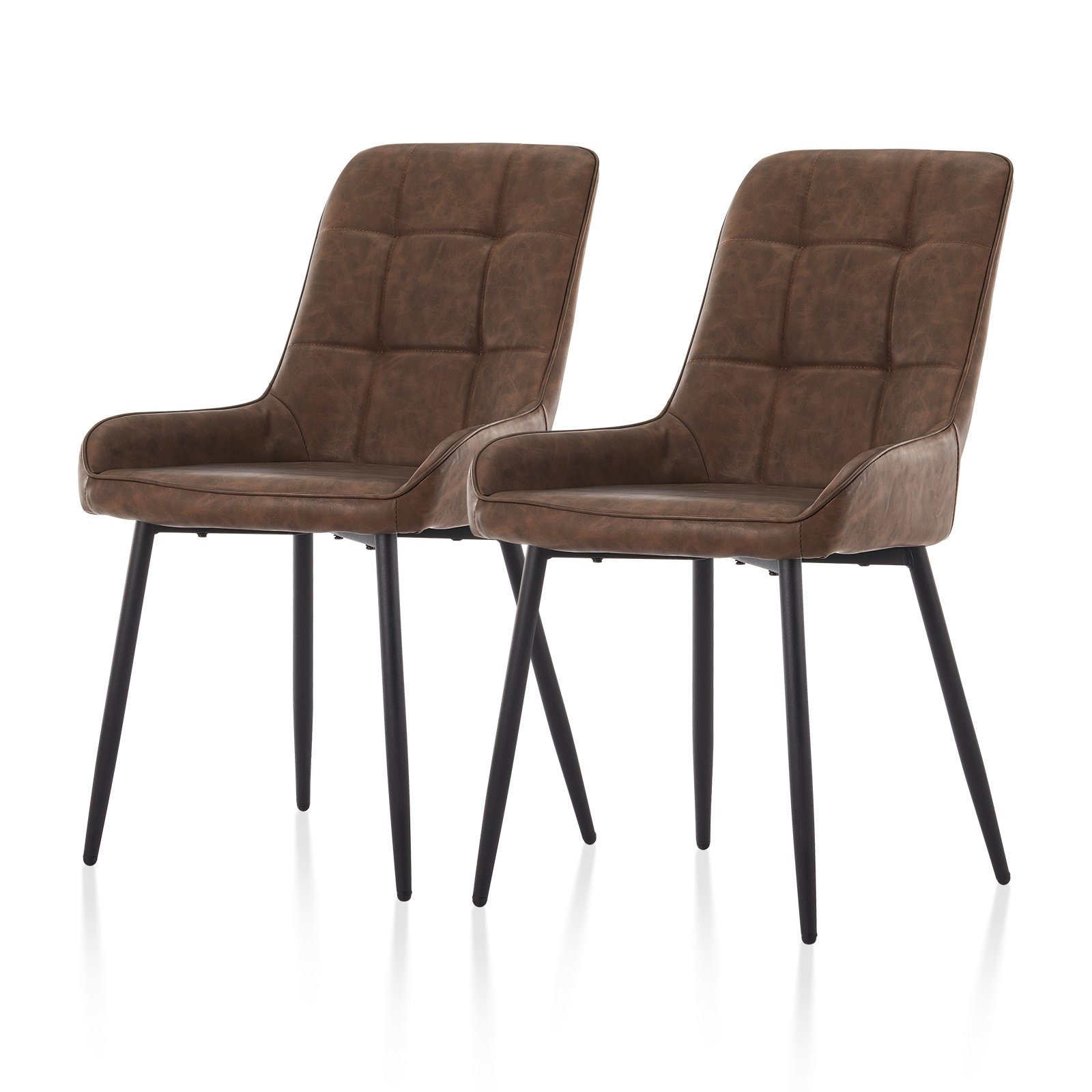 Ofcasa Esszimmerstuhl Polsterstuhl (2er Set), Kunstleder günstig online kaufen