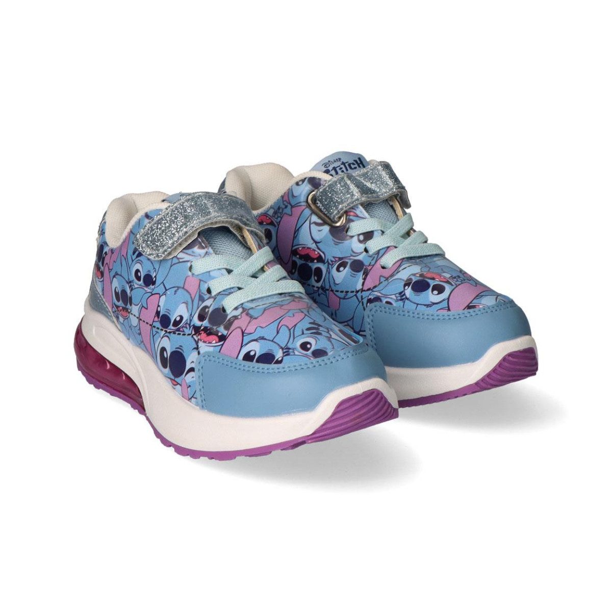 Disney Stitch Kinder Schuhe mit Licht Sportschuhe Alltagsschuhe Sneaker