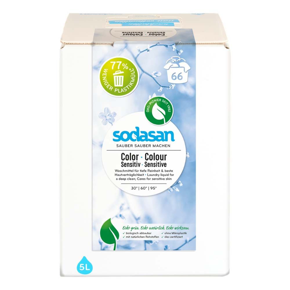 Sodasan Color Waschmittel flüssig - Sensitiv 5L Colorwaschmittel