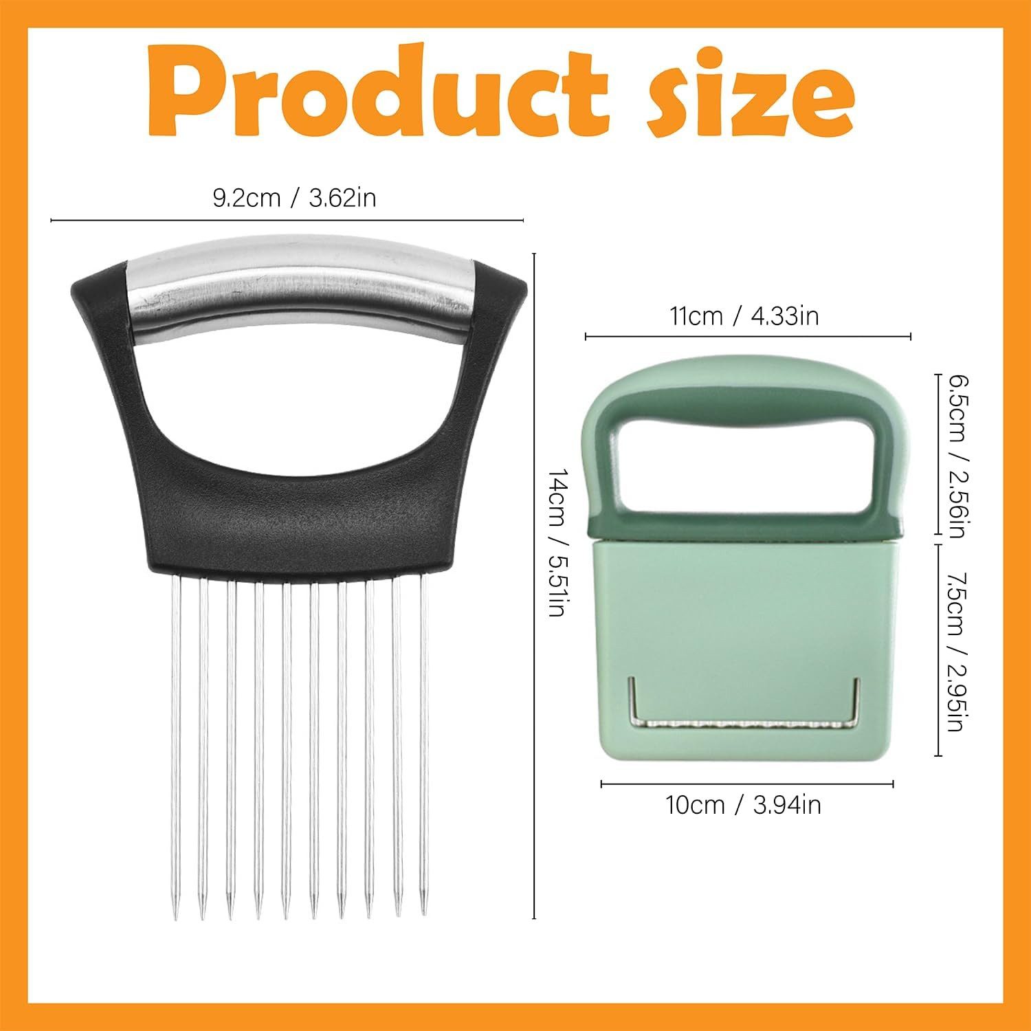 Gemüseschneider Zwiebelhalter Edelstahl Wellenmesser Satz Wellenschneider Pommes