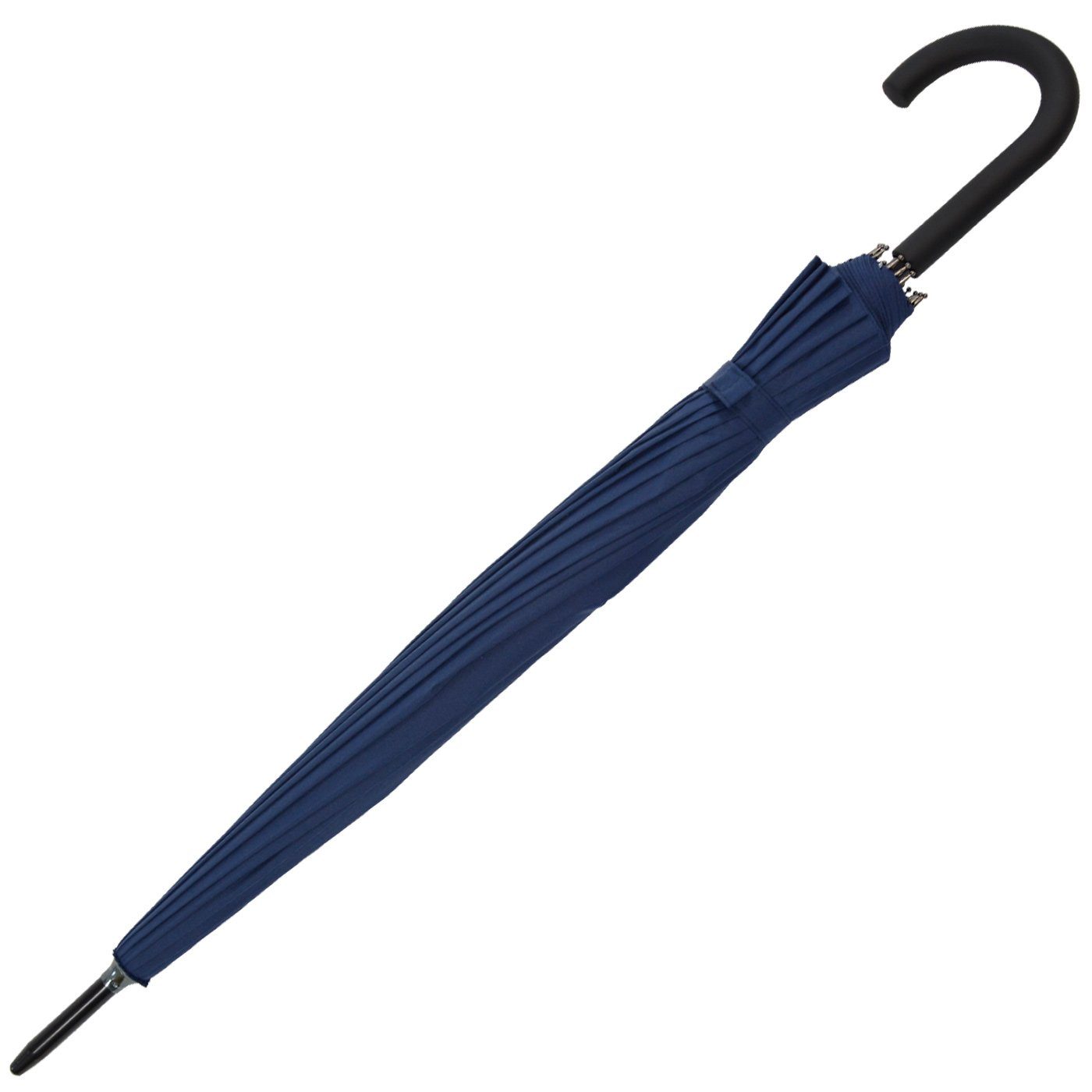 iX-brella Stockregenschirm mit 16-teiligem Dach und Auf-Automatik, mit Fiberglas-Stahl-Gestell, in vielen Farben