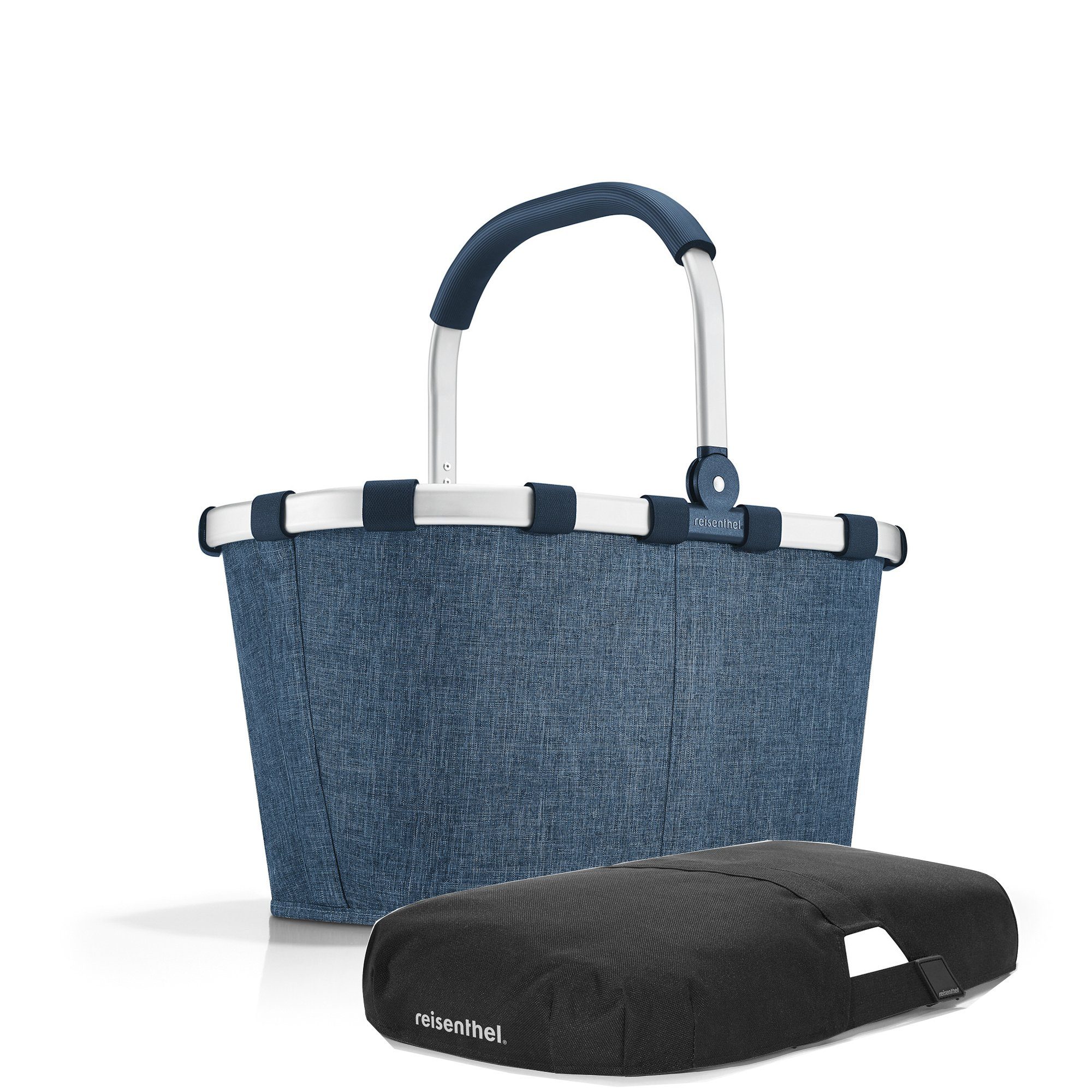 REISENTHEL® Einkaufskorb carrybag, reisenthel carrybag + cover Einkaufskorb Picknickkorb Abdeckung Korb Tragetasche twist blue