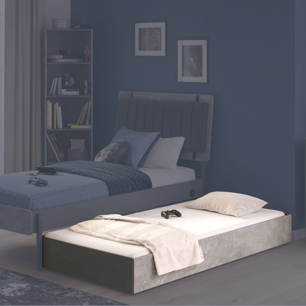 Möbel-Zeit Ausziehbett SPACE Bettkasten, Optional mit Matratze