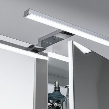 Paulmann Spiegelleuchte LED Aufbauleuchte Homespa in Chrom 3,7W 400lm IP44, keine Angabe, Leuchtmittel enthalten: Ja, fest verbaut, LED, warmweiss, Badezimmerlampen, Badleuchte, Lampen für das Badezimmer