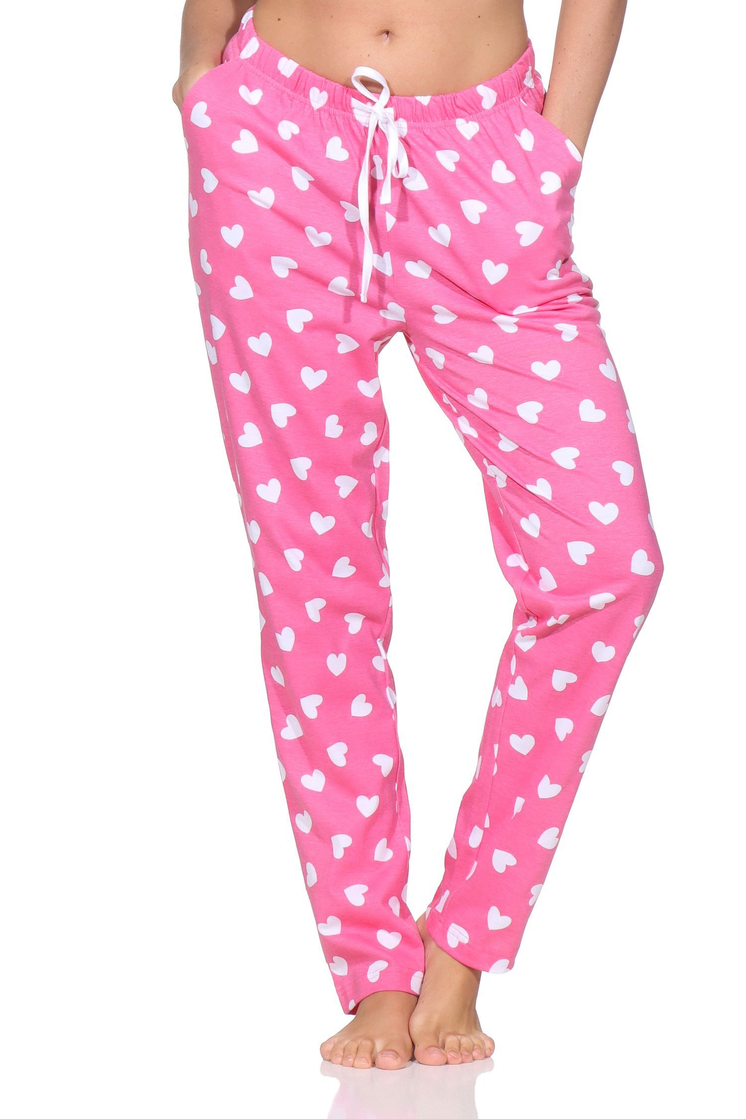 Normann Relaxanzug Damen Pyjama Hose lang Mix & Match - perfekt zu kombinieren