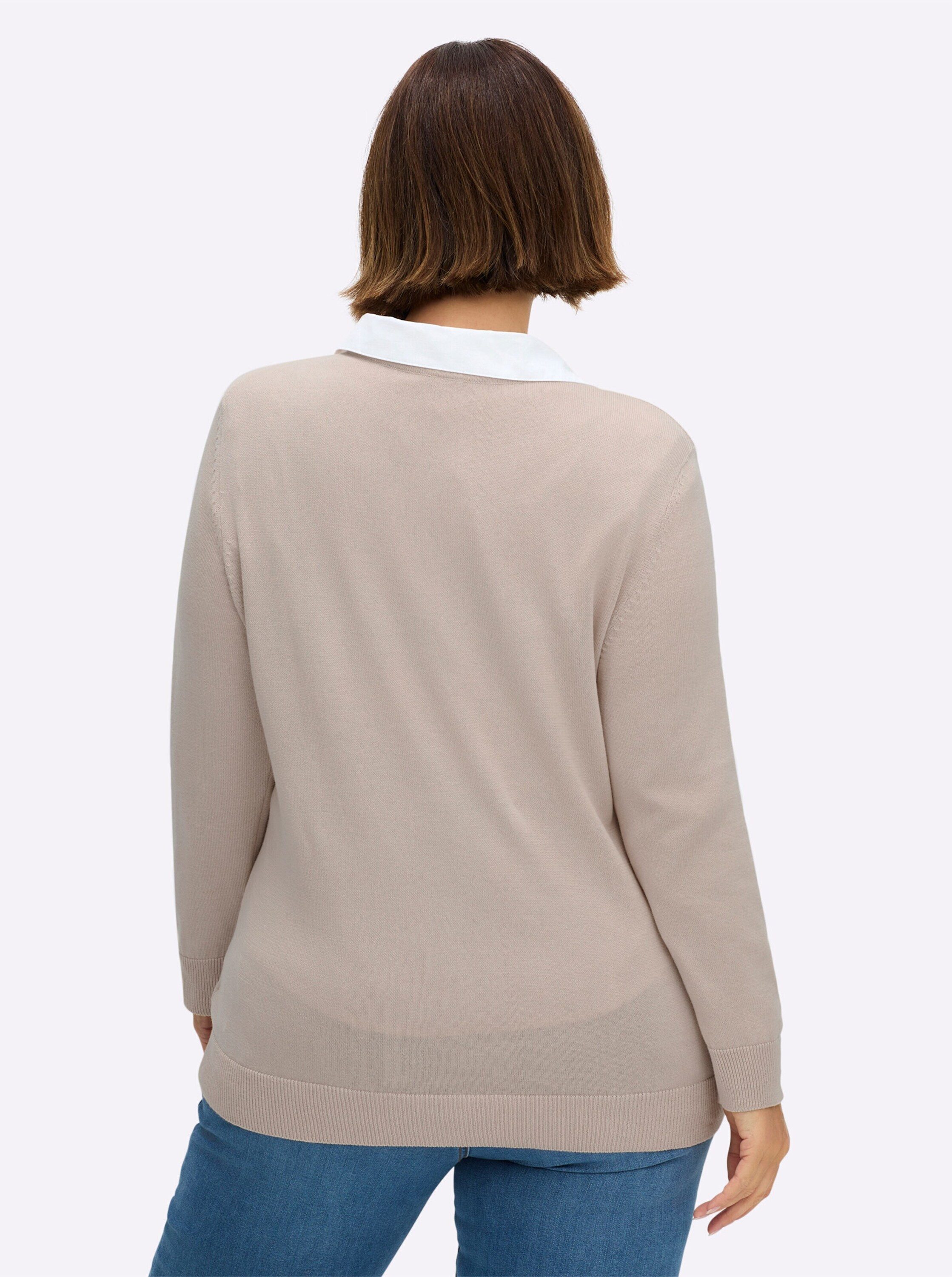 Sieh an! Strickjacke Strickjacke Langarm