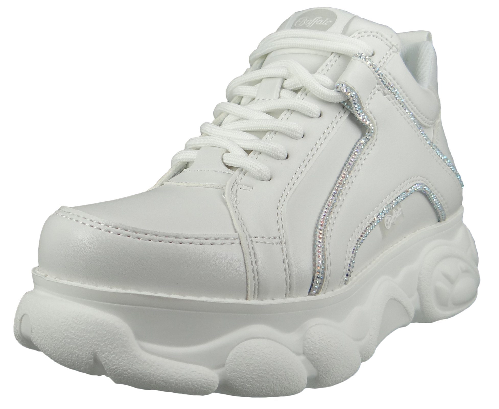 1630702 CLD Corin Glam Low Top Vegan White/Silver Sneaker