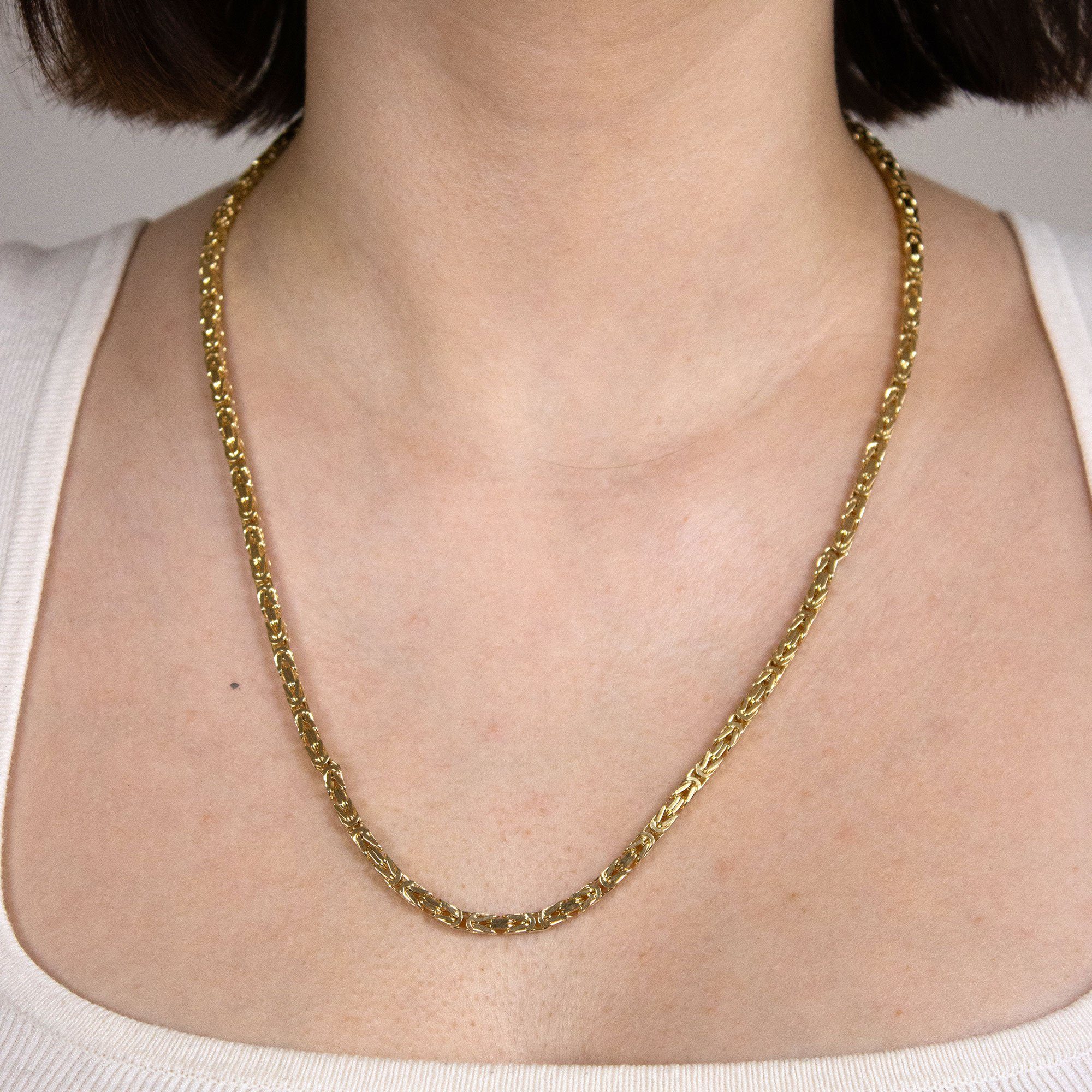 HOPLO Königskette Goldkette Königskette Länge 19cm günstig online kaufen