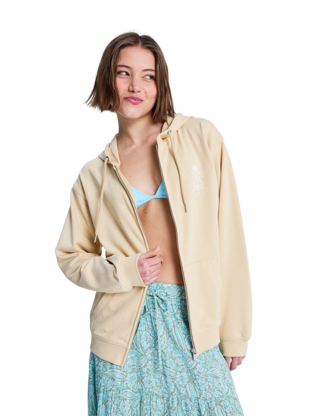 Roxy Sweatshirt Surf Stoked Zip Terry