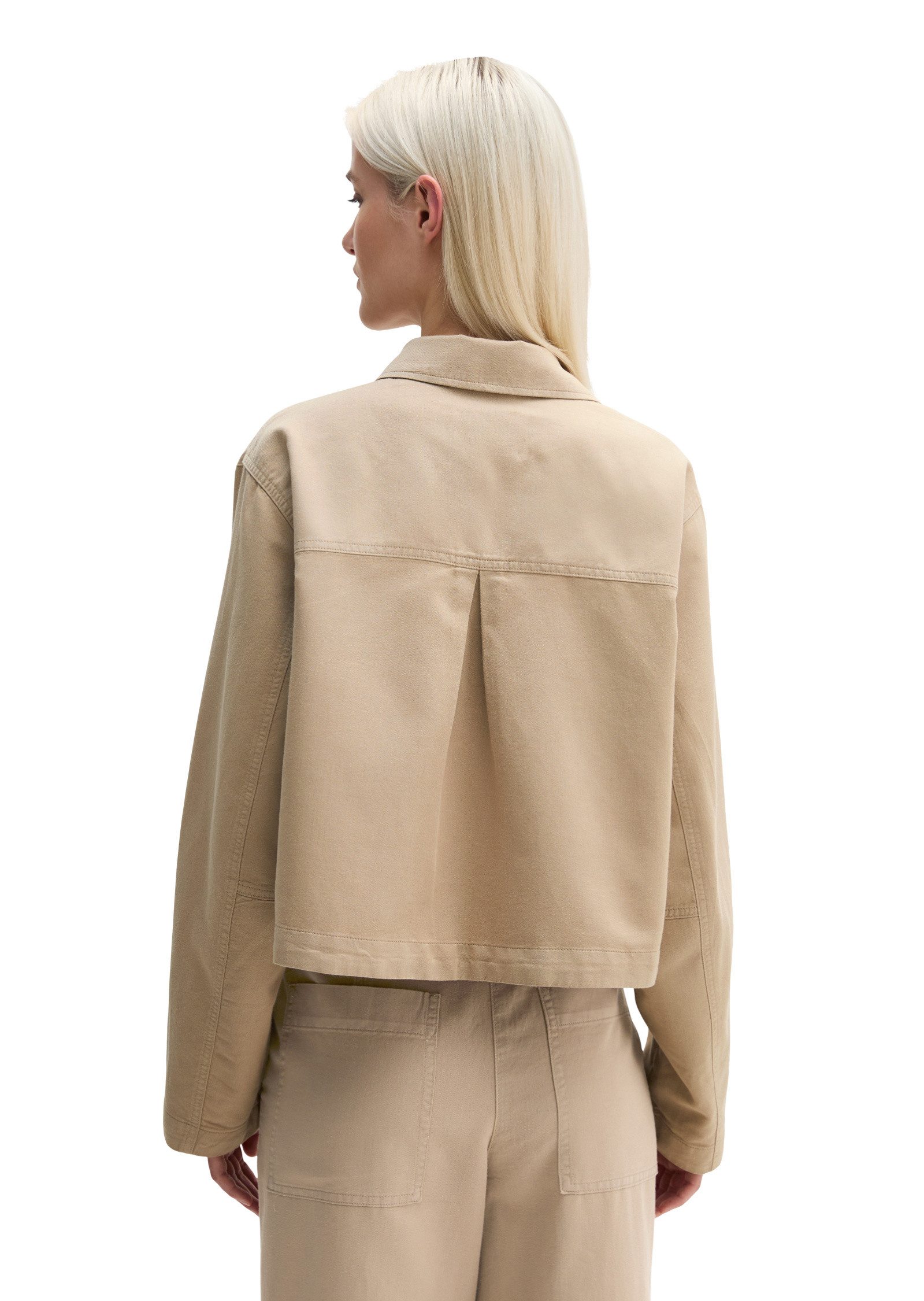 Marc O'Polo Kurzjacke aus Organic Cotton-Lyocell-Leinen-Mix