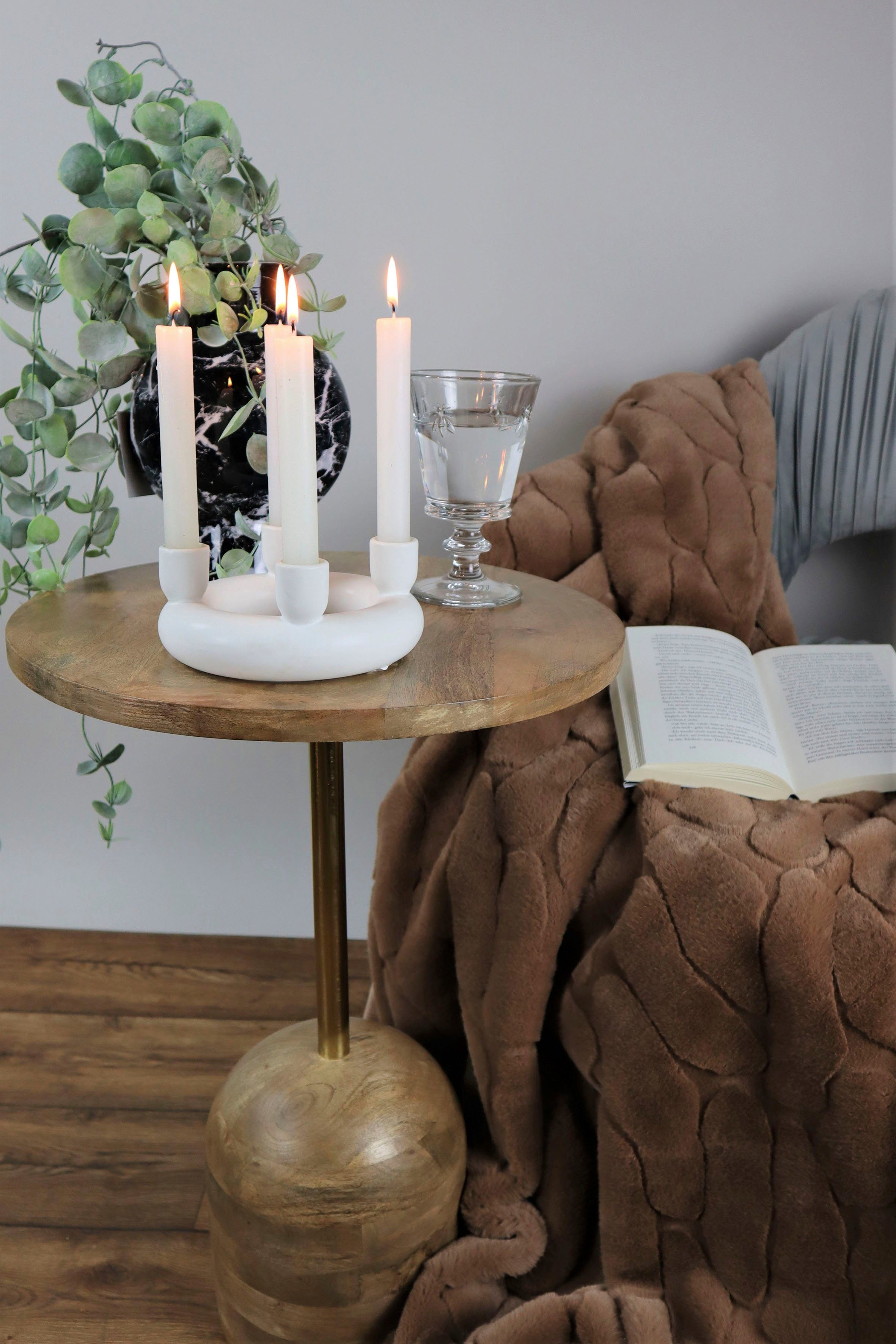 AM Design Adventsleuchter Weihnachtsdeko aus Porzellan (1 St), Stabkerzenha günstig online kaufen