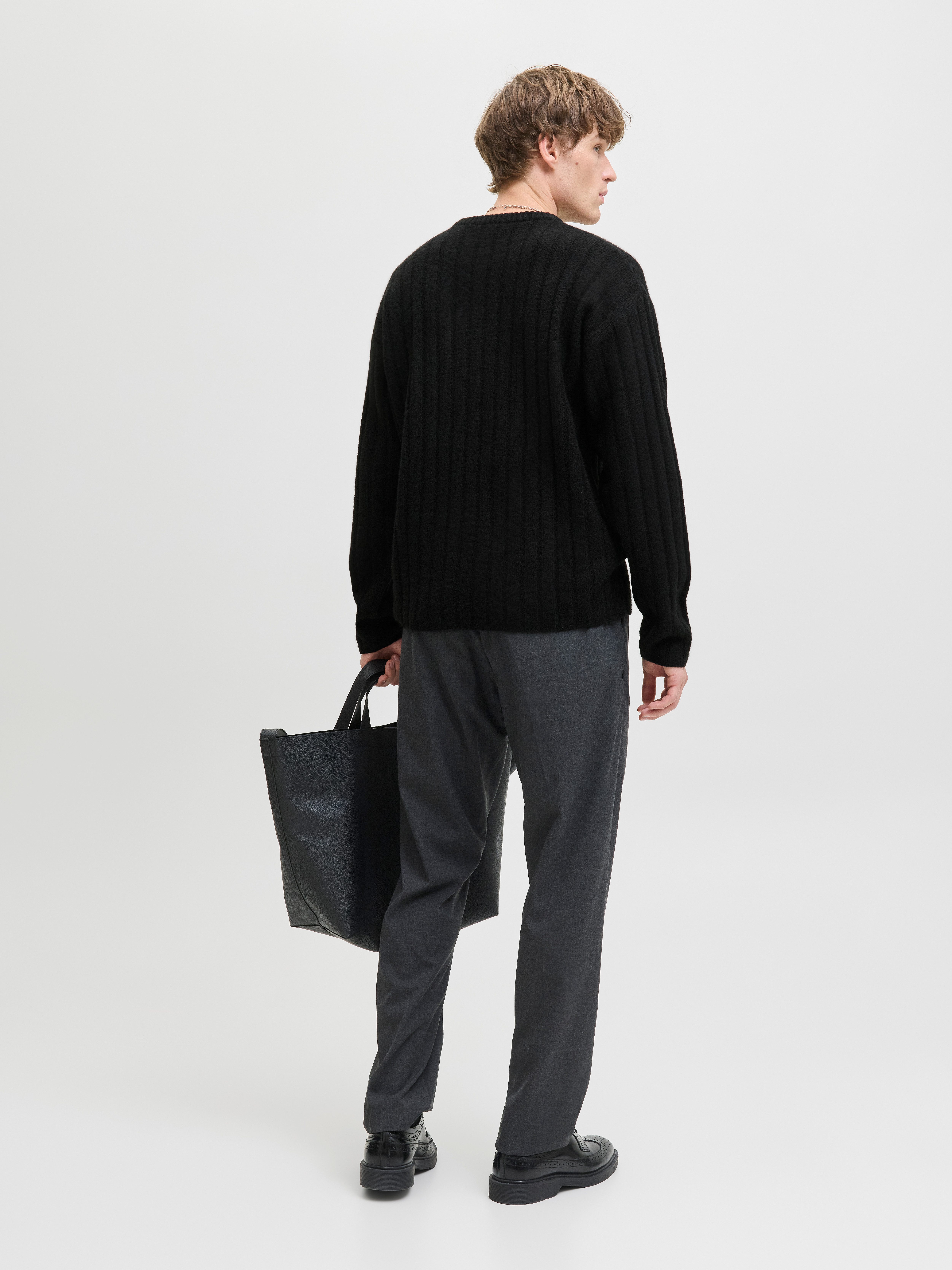 Jack & Jones Strickpullover JJEBRADLEY CARTER KNIT CREW NECK LN