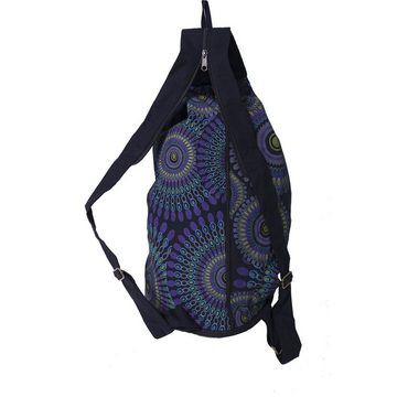 KUNST UND MAGIE Rucksack Faltrucksack Bunter Hippie Rucksack Tasche Daypack