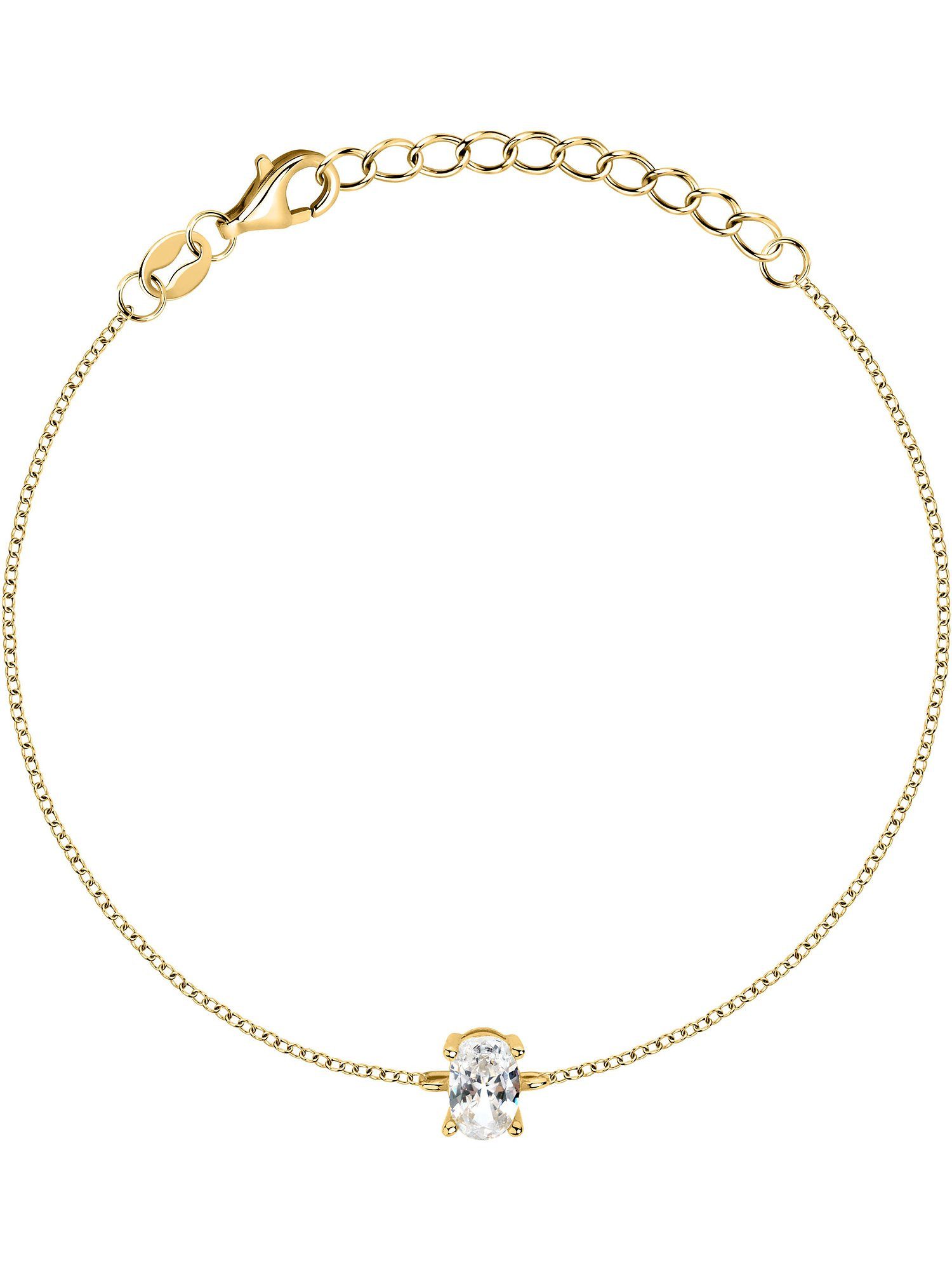 FAVS Silberarmband FAVS Damen-Armband 925er Silber 1 Zirkonia